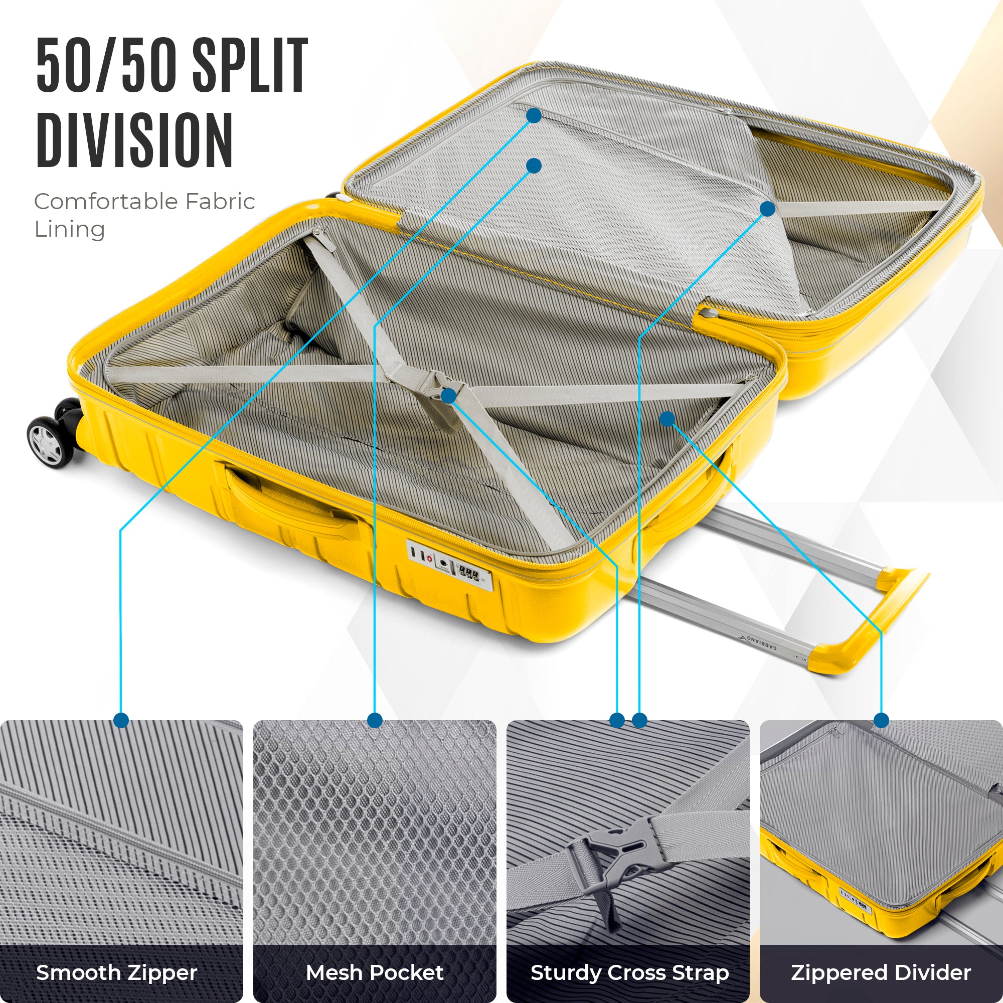 Gabbiano Spectra PP Hardside Spinner