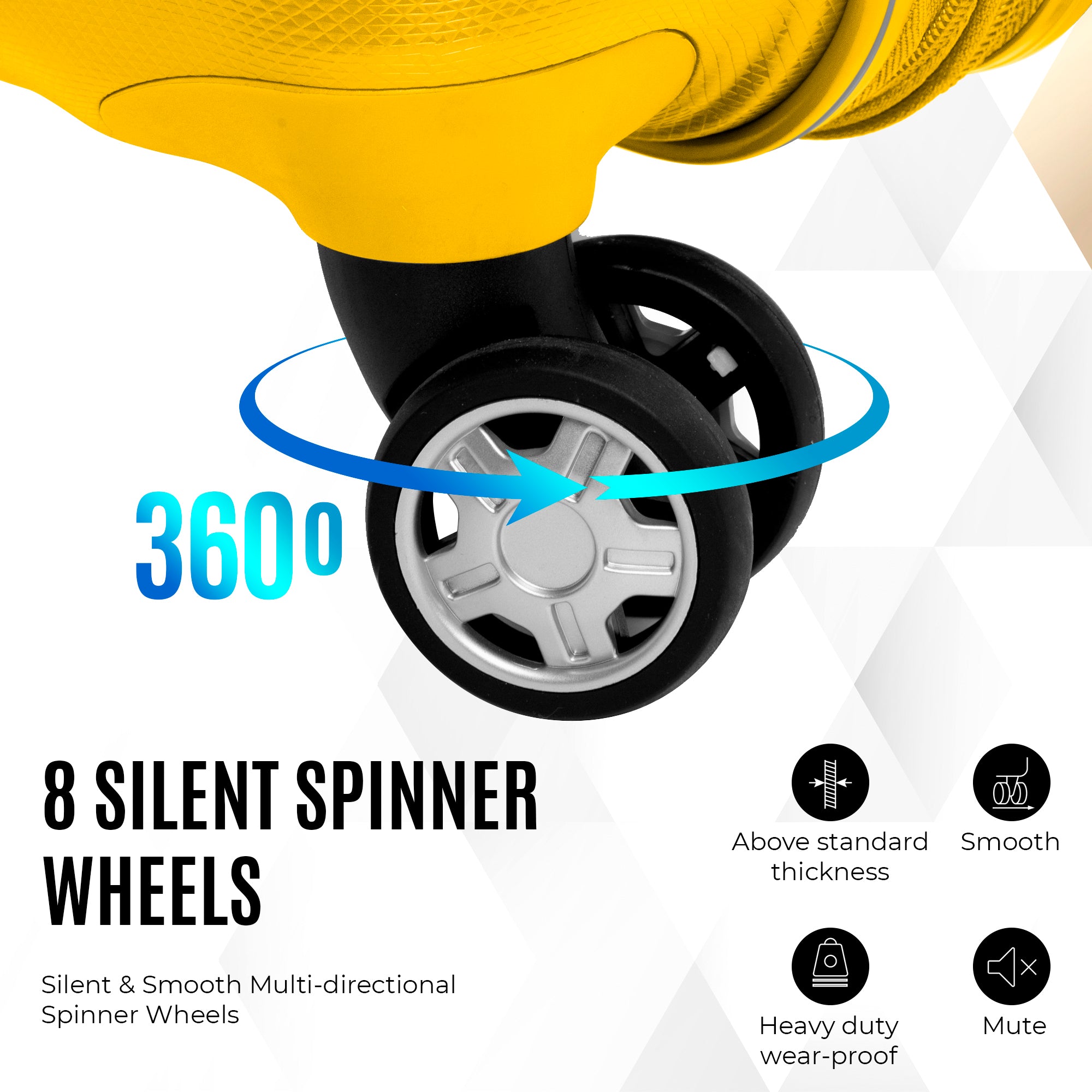 Gabbiano Spectra PP Hardside Spinner