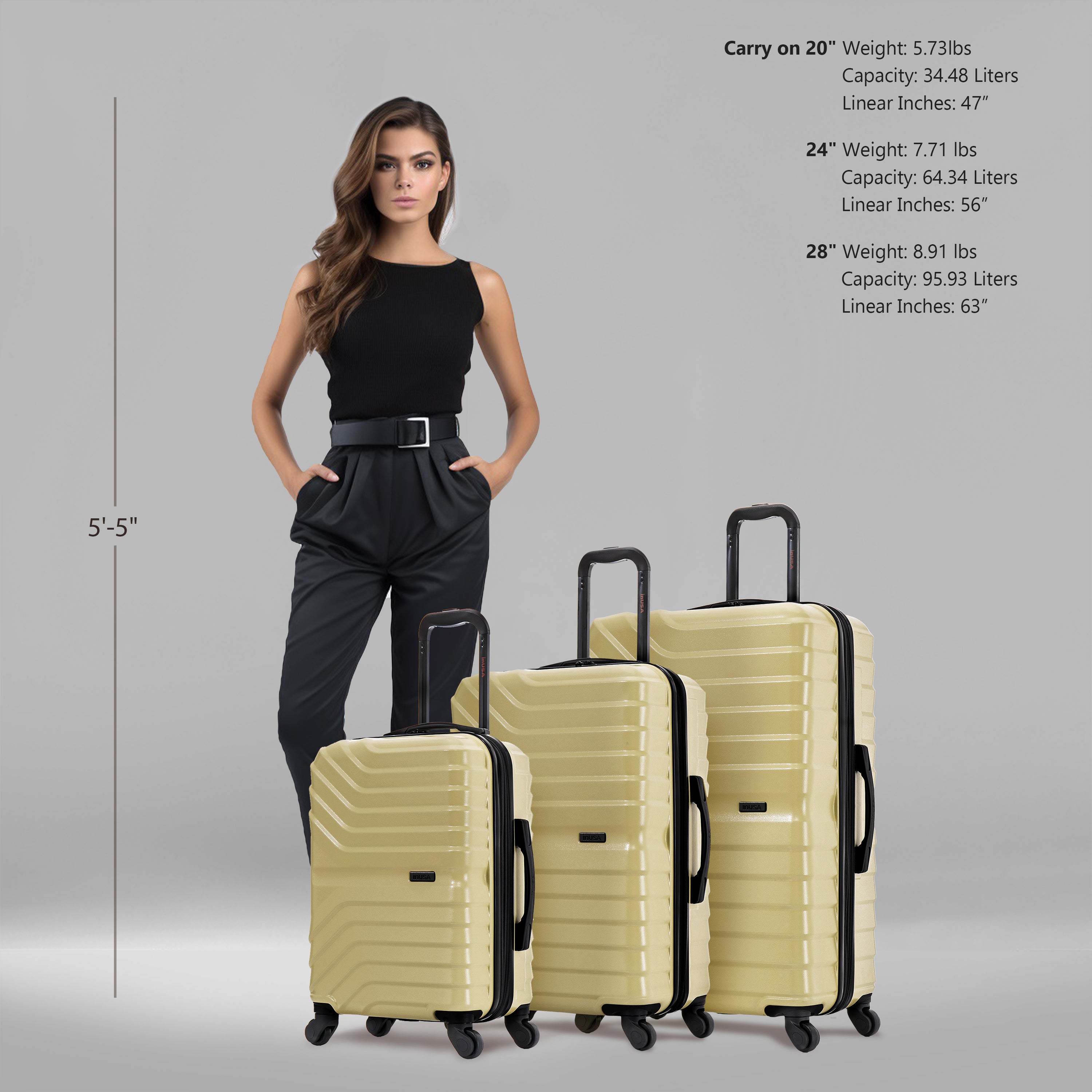 Aurum 3 Piece Set 20''/24''/28''