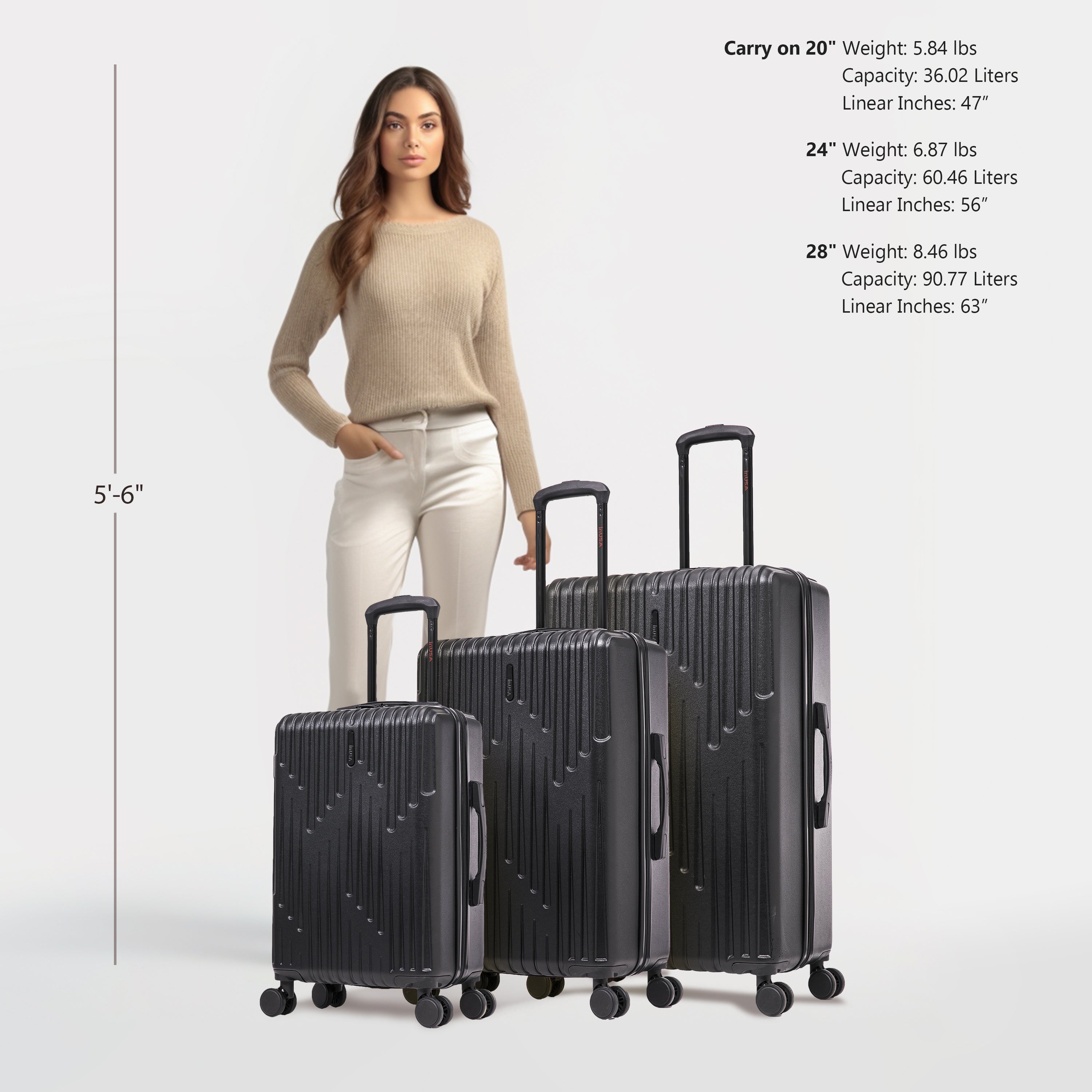 Drip 3 Piece Set 20"/24"/28"