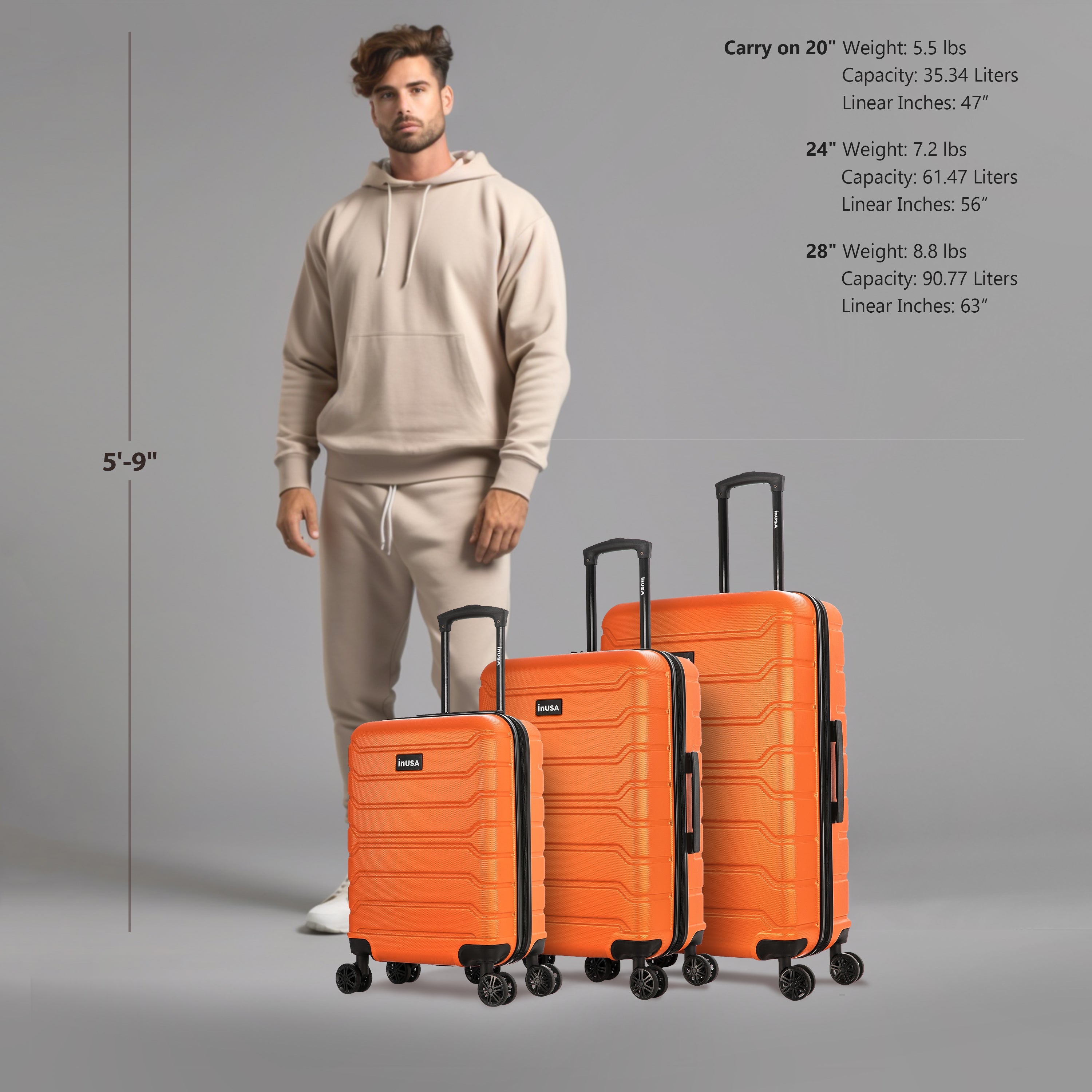 Trend 3 Piece Set 20''/24''/28''