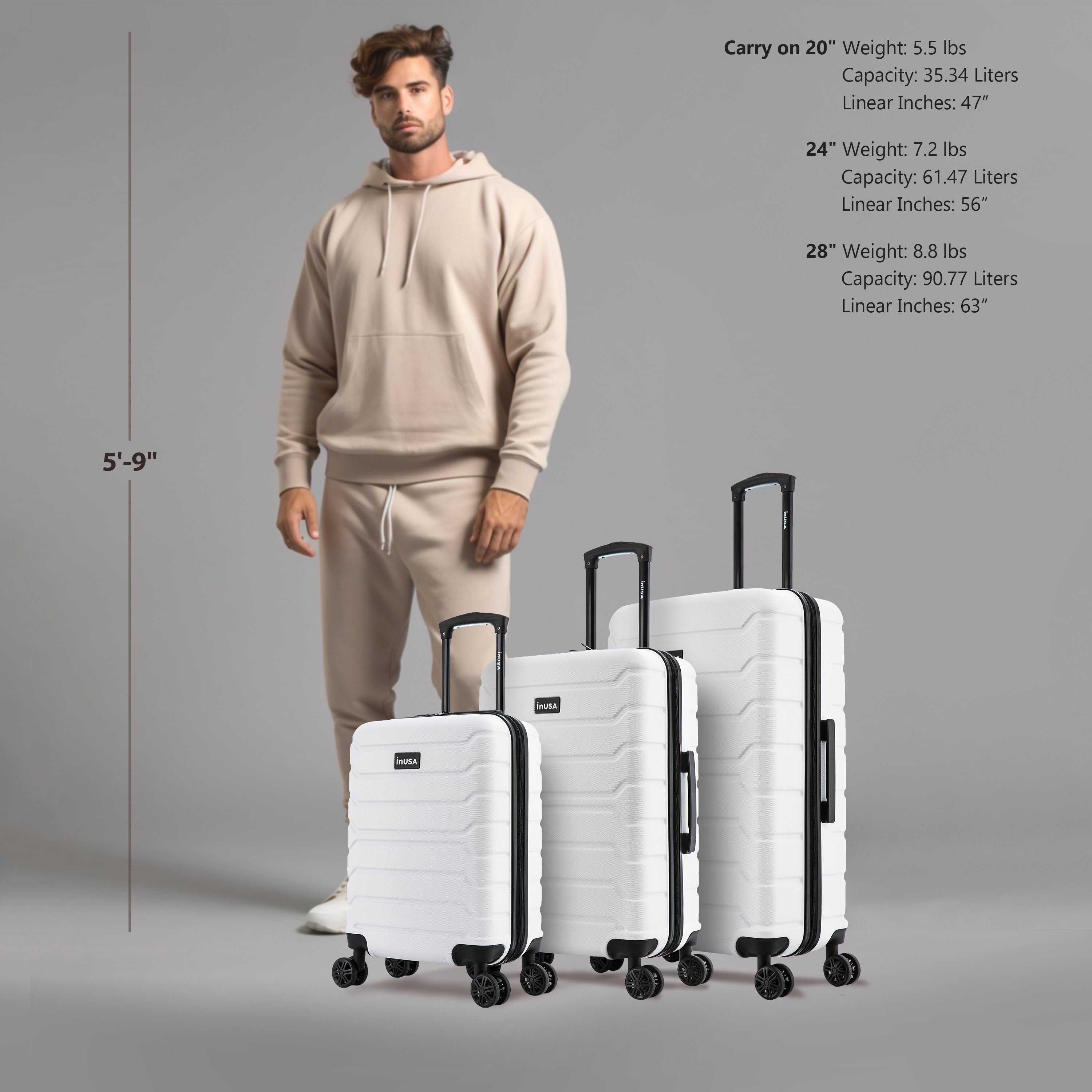 Trend 3 Piece Set 20''/24''/28''