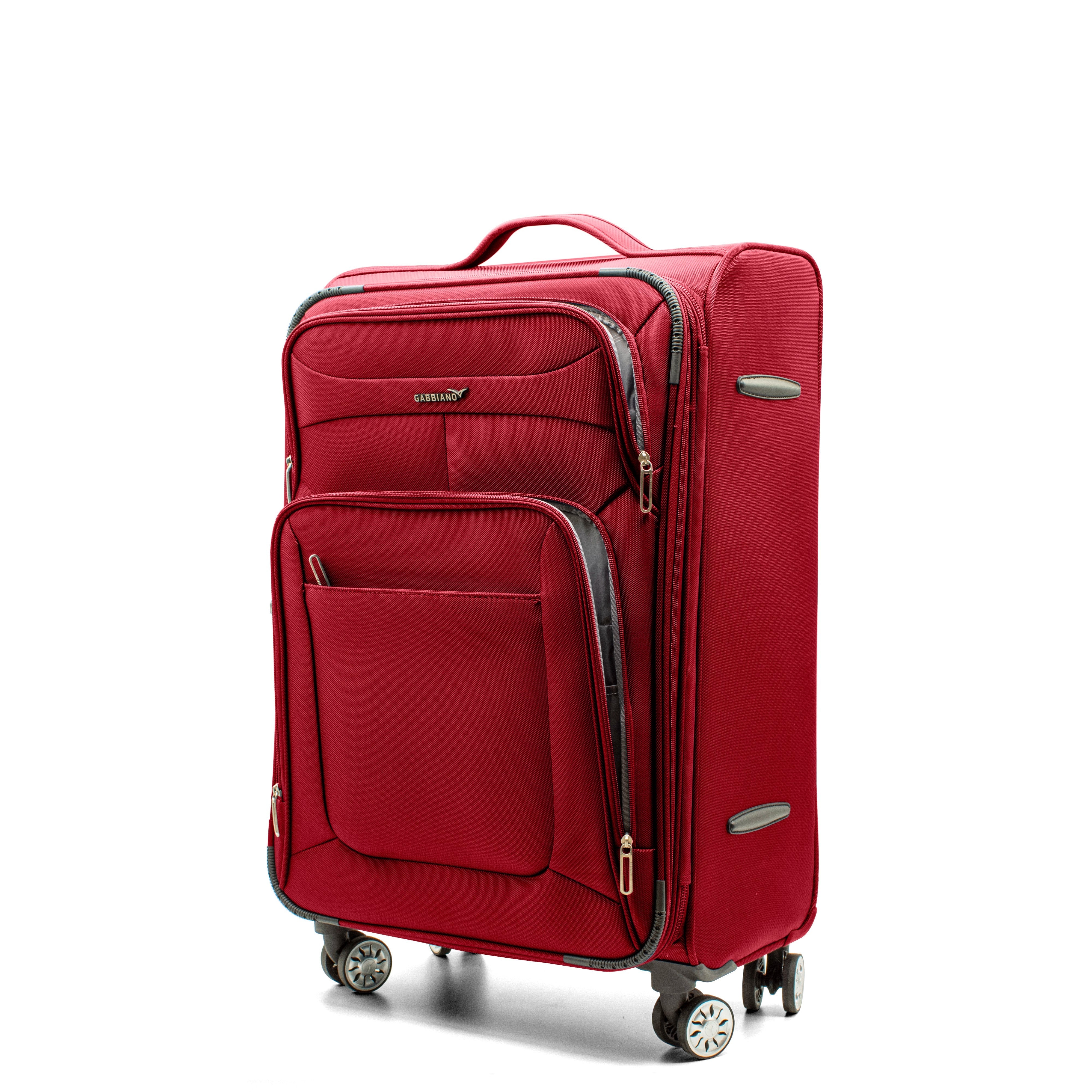 Gabbiano Barcelona Softside Spinner- 3 Pc Set