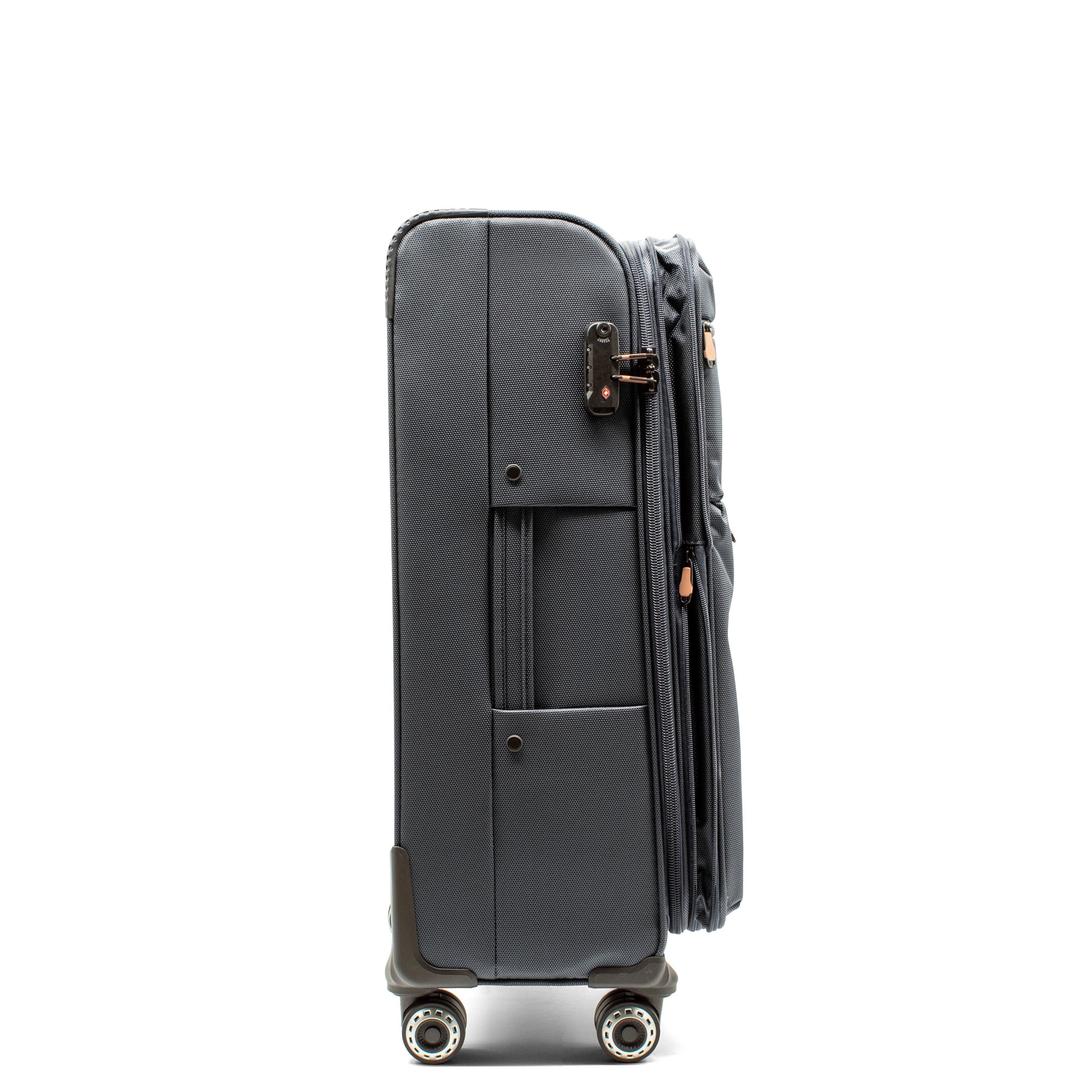 Wisdom Express Nylon Softside Spinner - 3 Pc Set