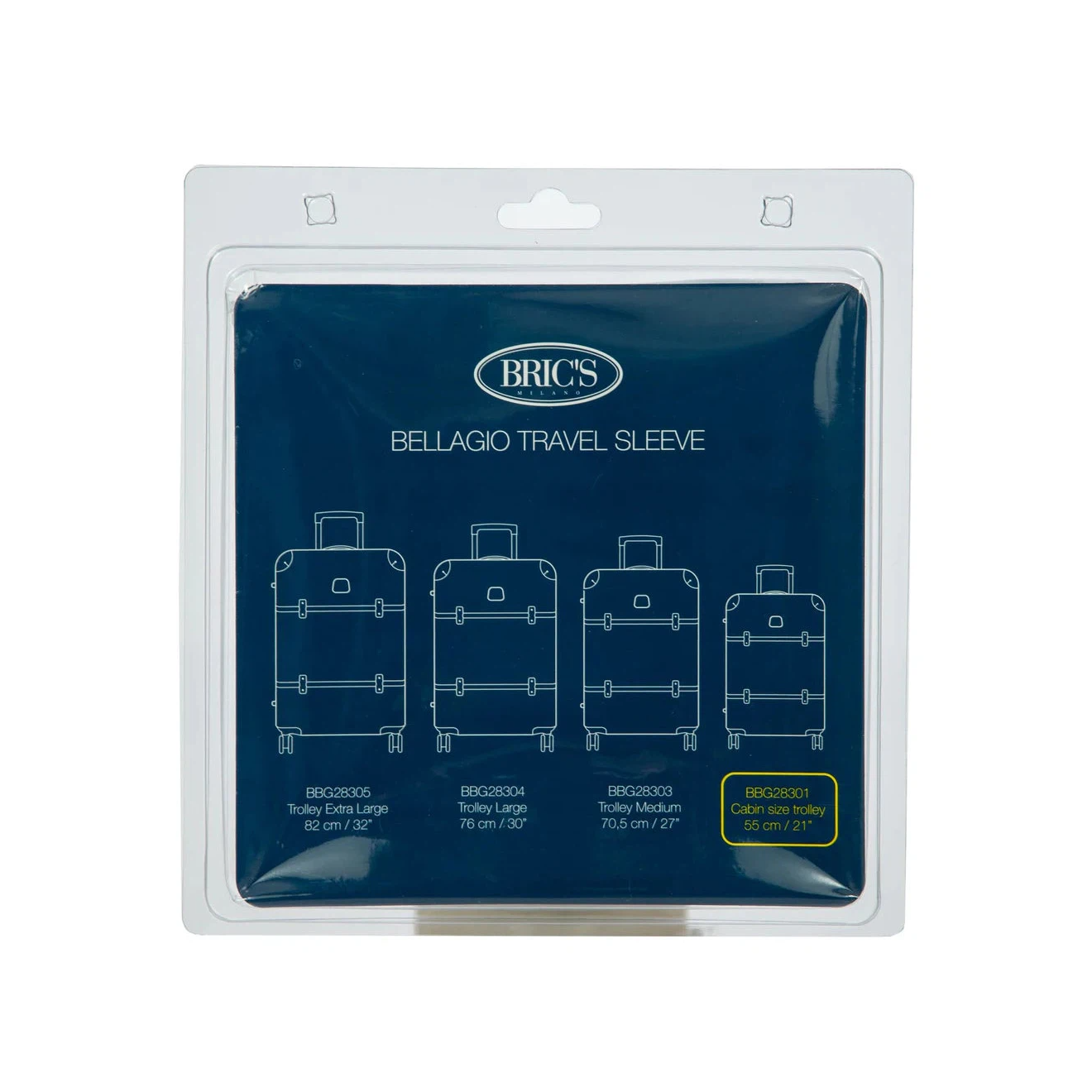 Brics Bellagio Transparent Cover Spinner 21"