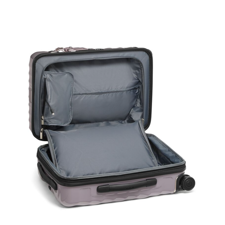 Maleta de mano internacional expandible de 4 ruedas de 19 grados