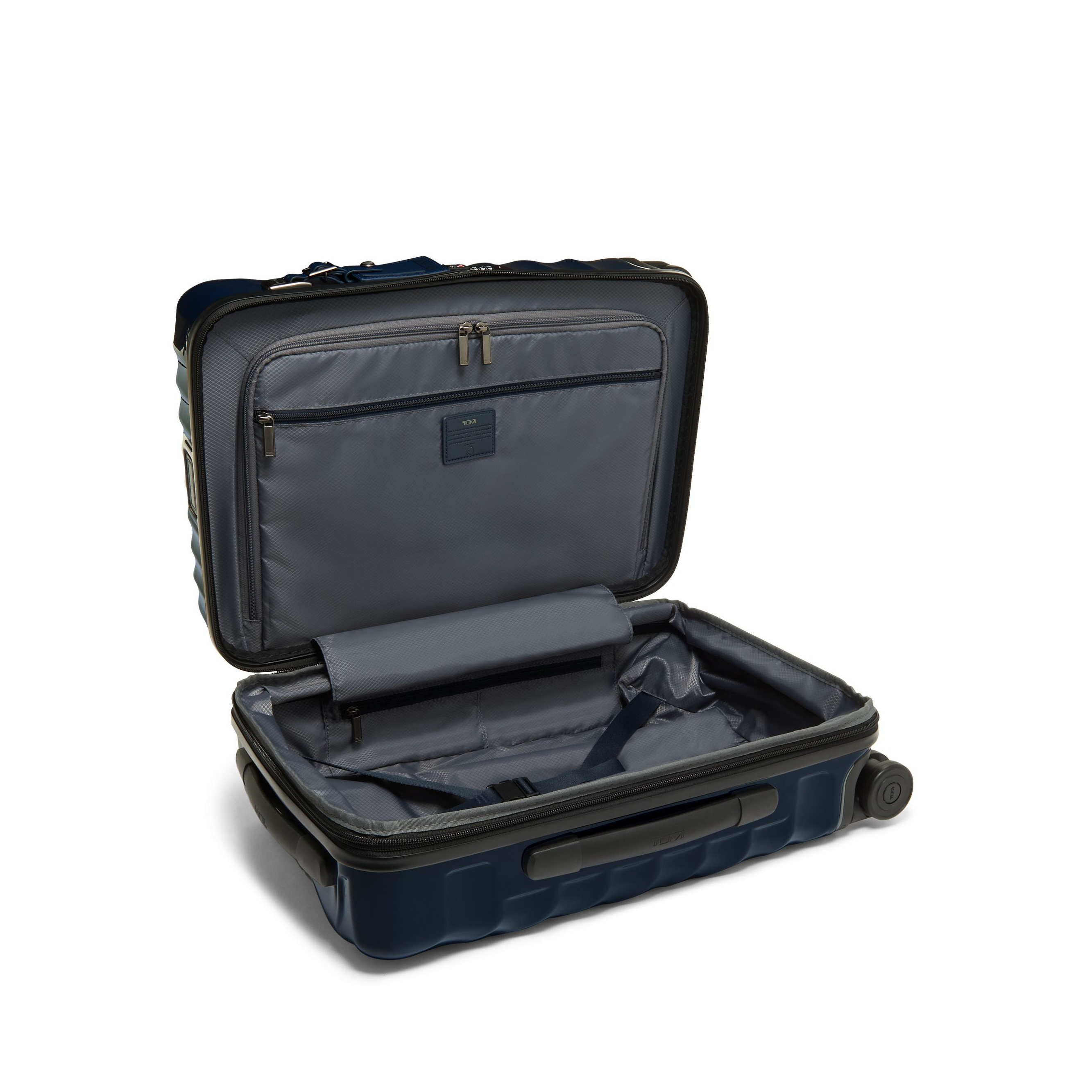 Maleta de mano internacional expandible de 4 ruedas de 19 grados