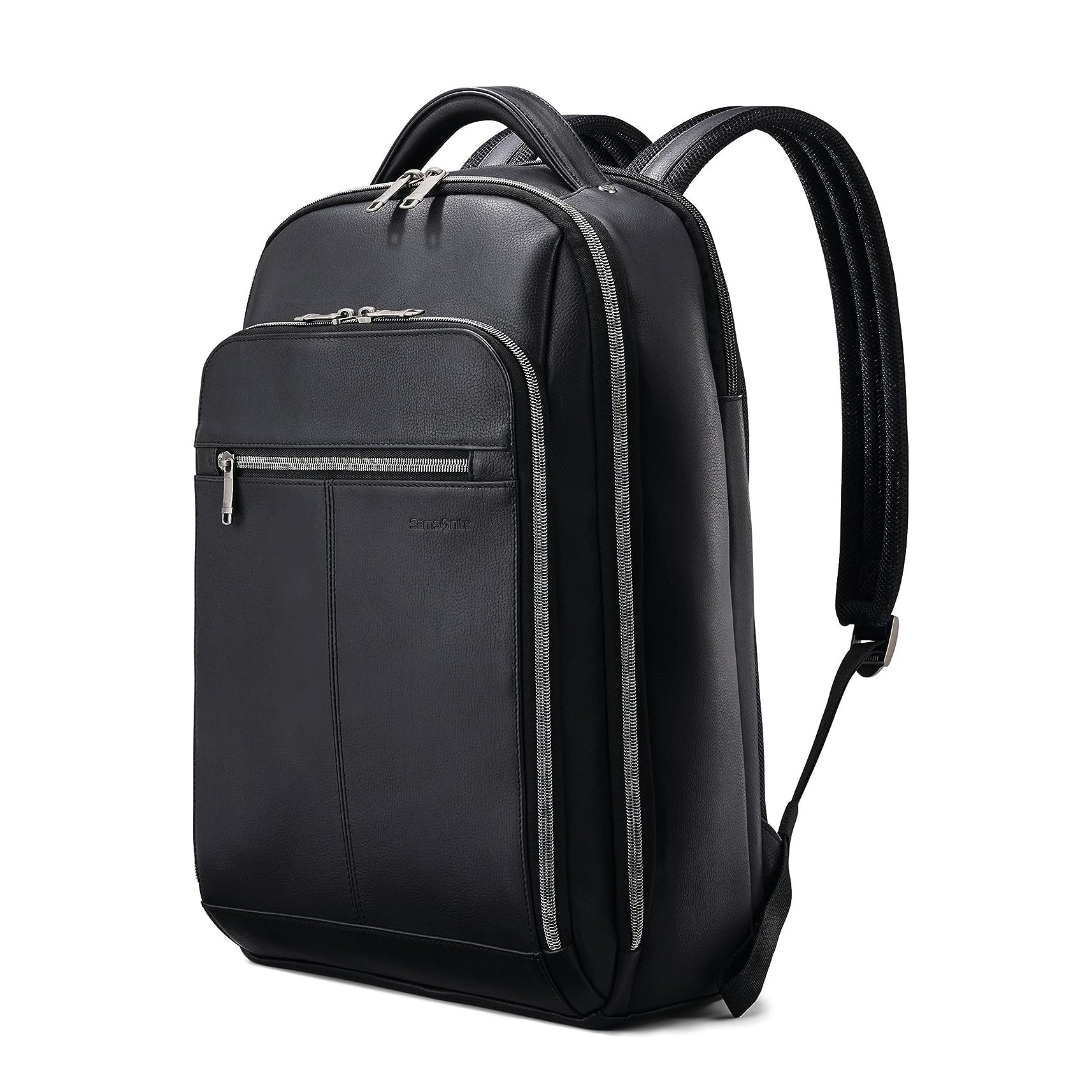Samsonite Backpack, Black, Leather