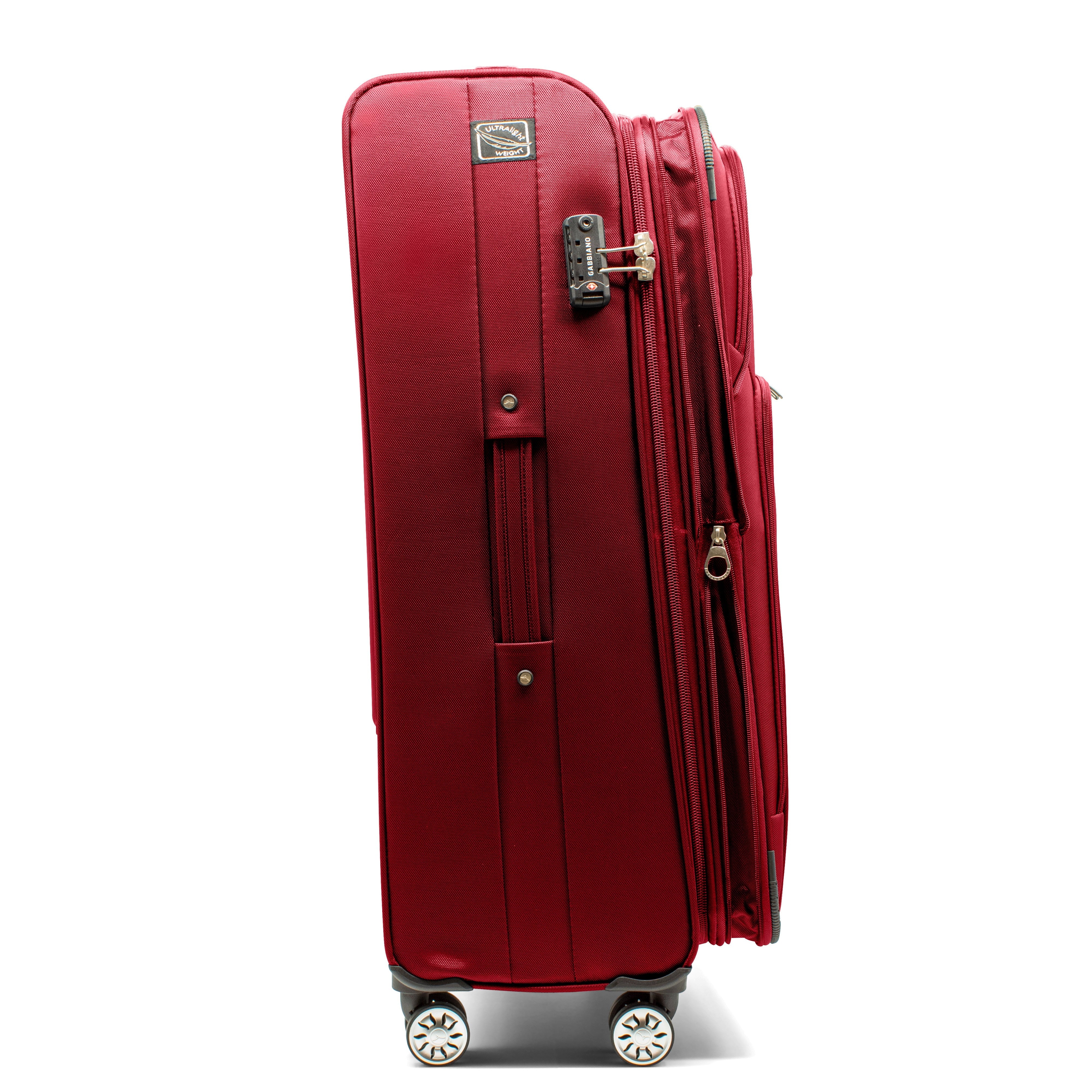 Gabbiano Barcelona Softside Spinner- 3 Pc Set