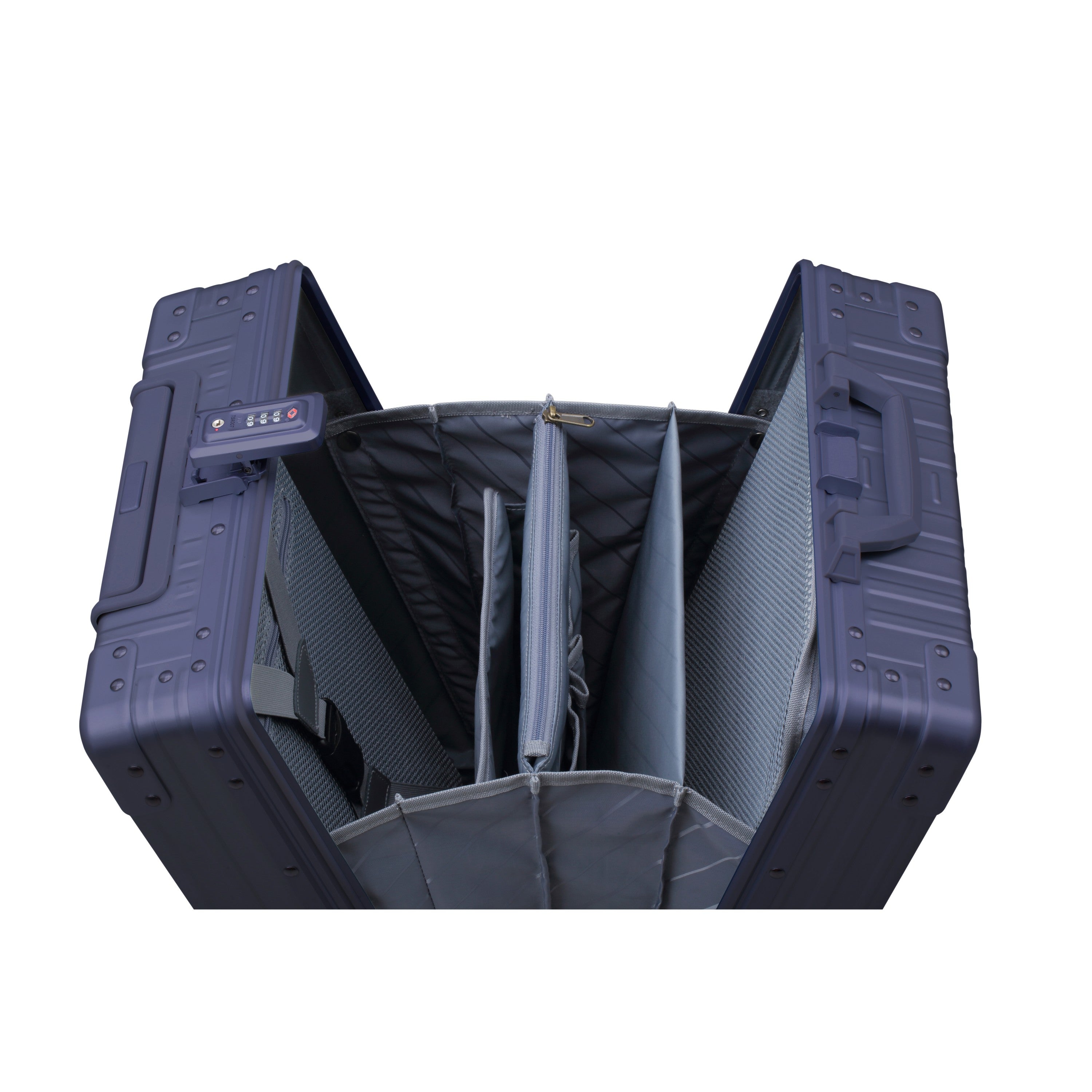 Aleon Aluminum Vertical Overnight Business Carry-On 21"