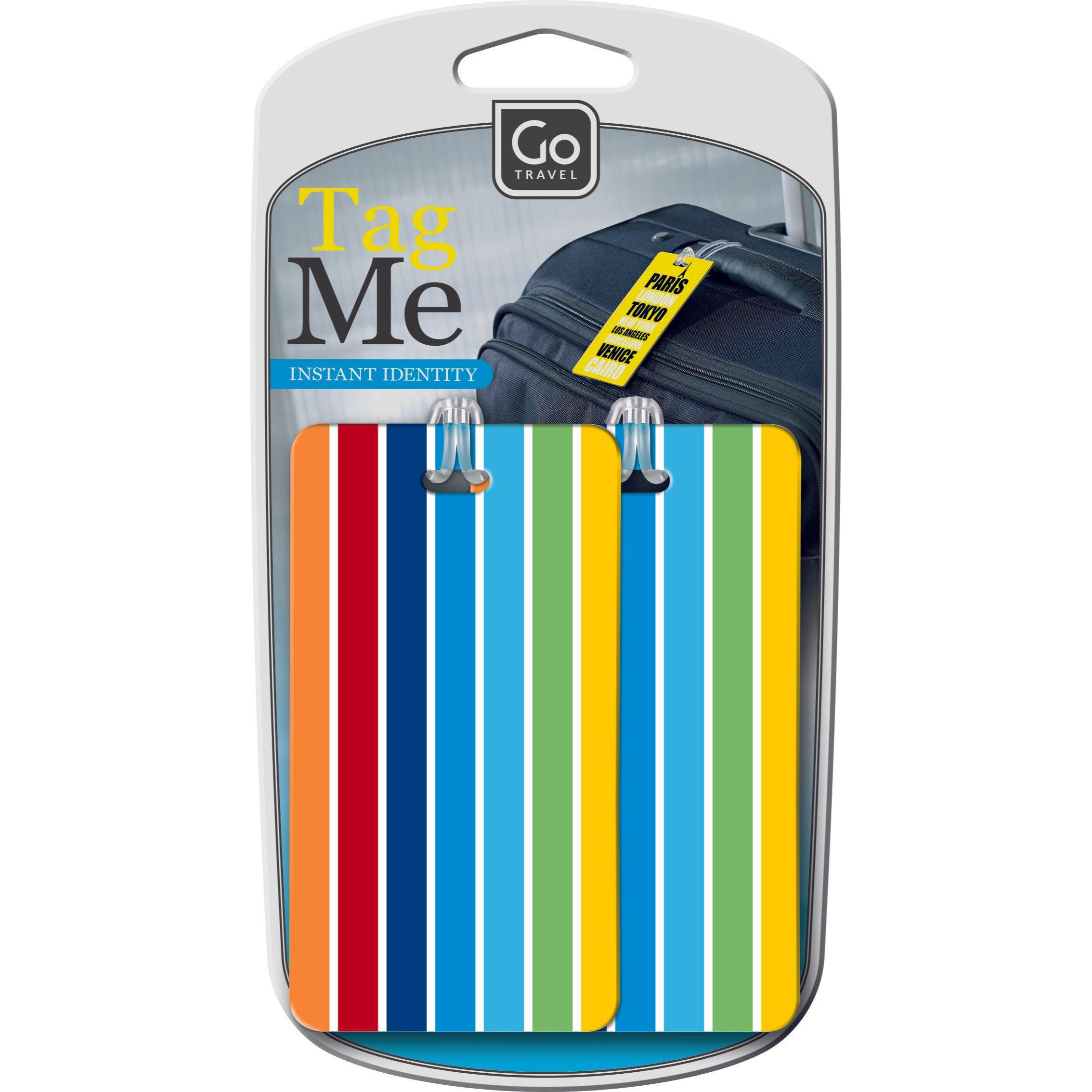 Go Travel Tag Me (Patterned)