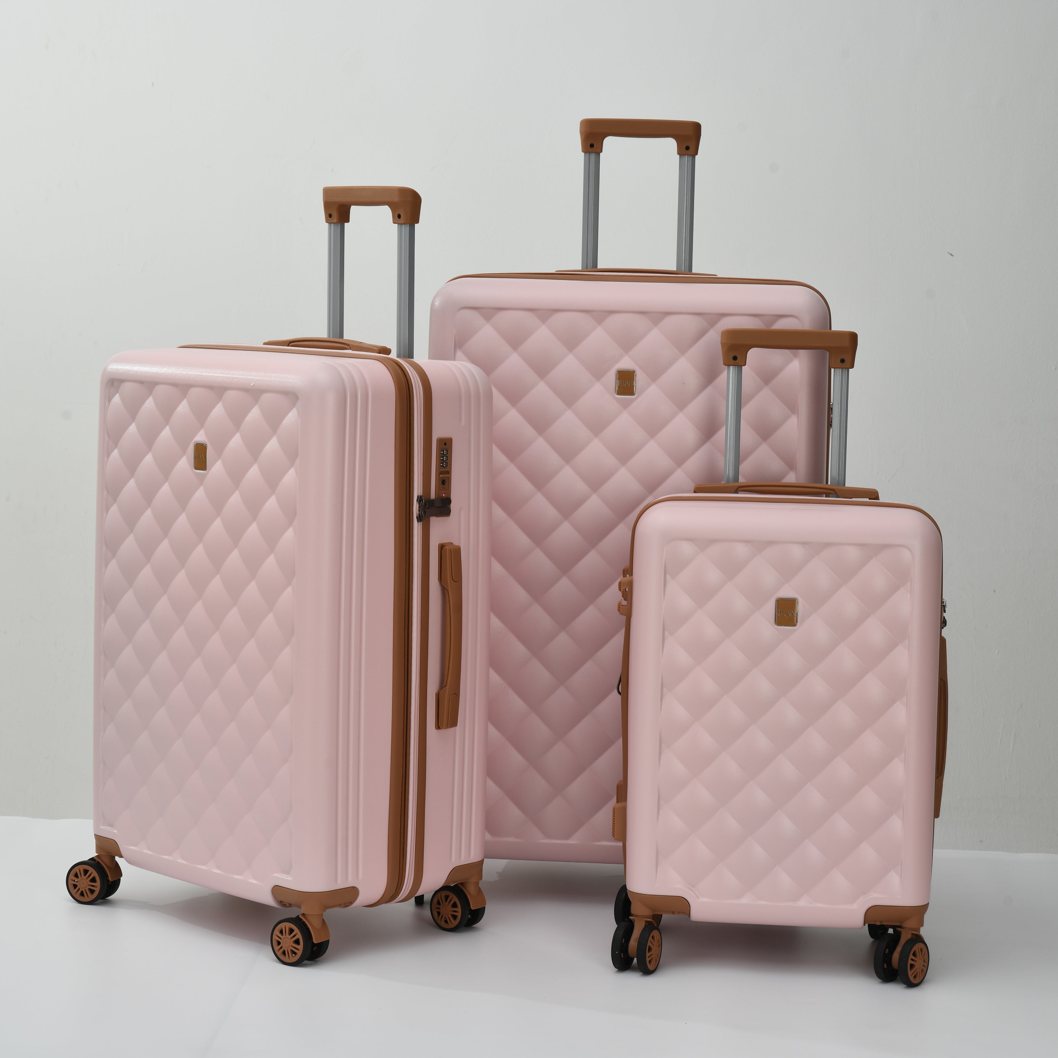 BH Luggage Luan Diamond Set – 4 Pc Luggage Set