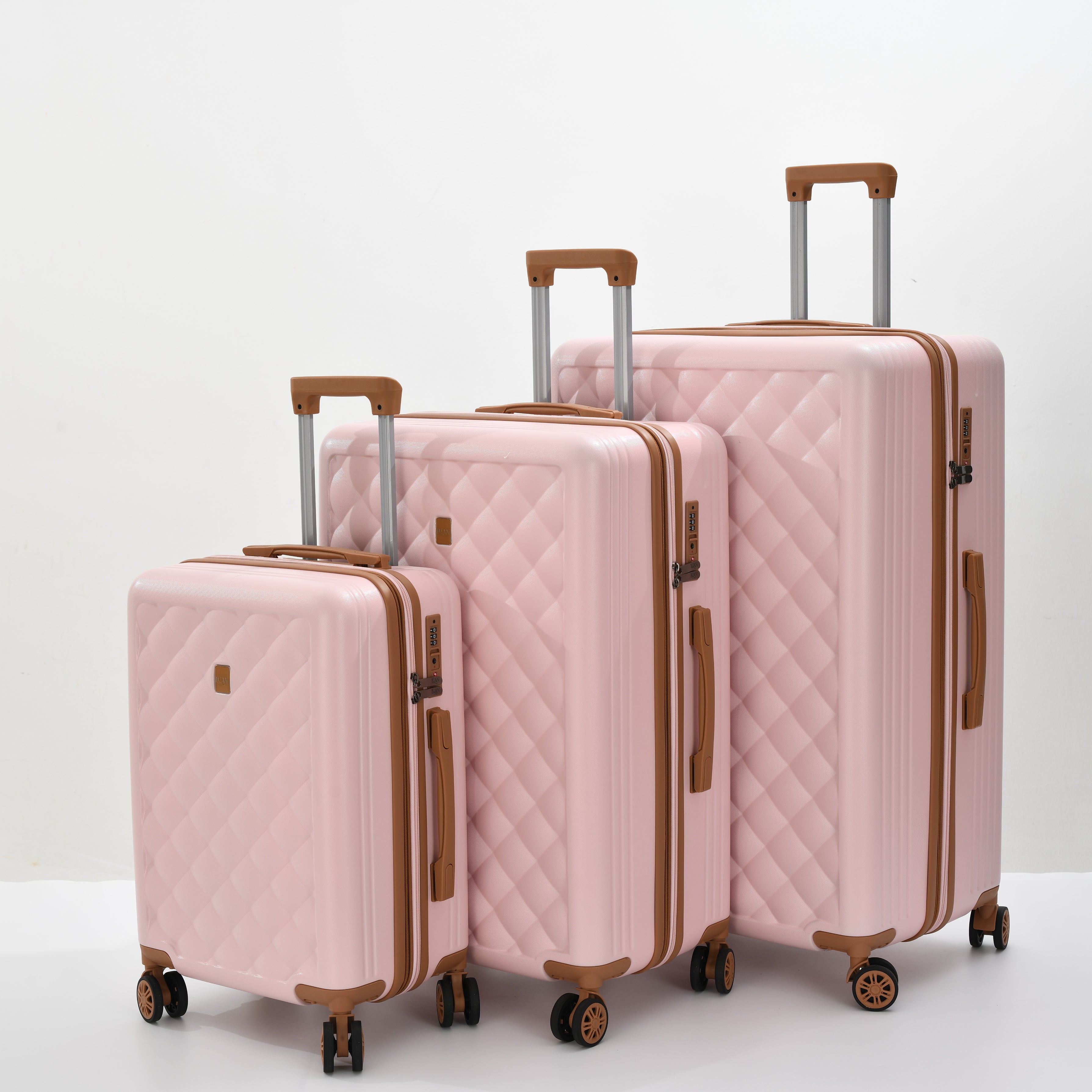 BH Luggage Luan Diamond Set – 4 Pc Luggage Set