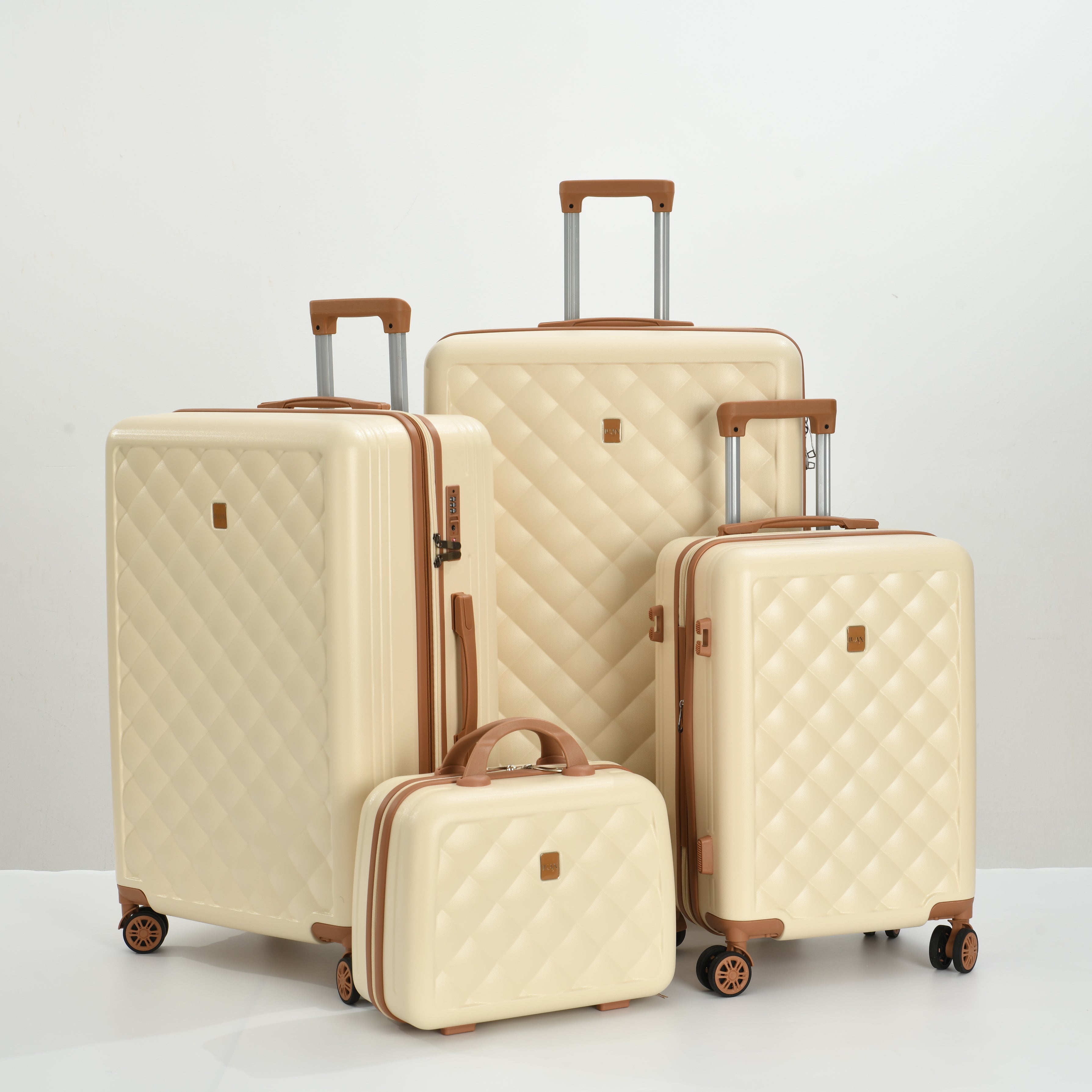 BH Luggage Luan Diamond Set – 4 Pc Luggage Set