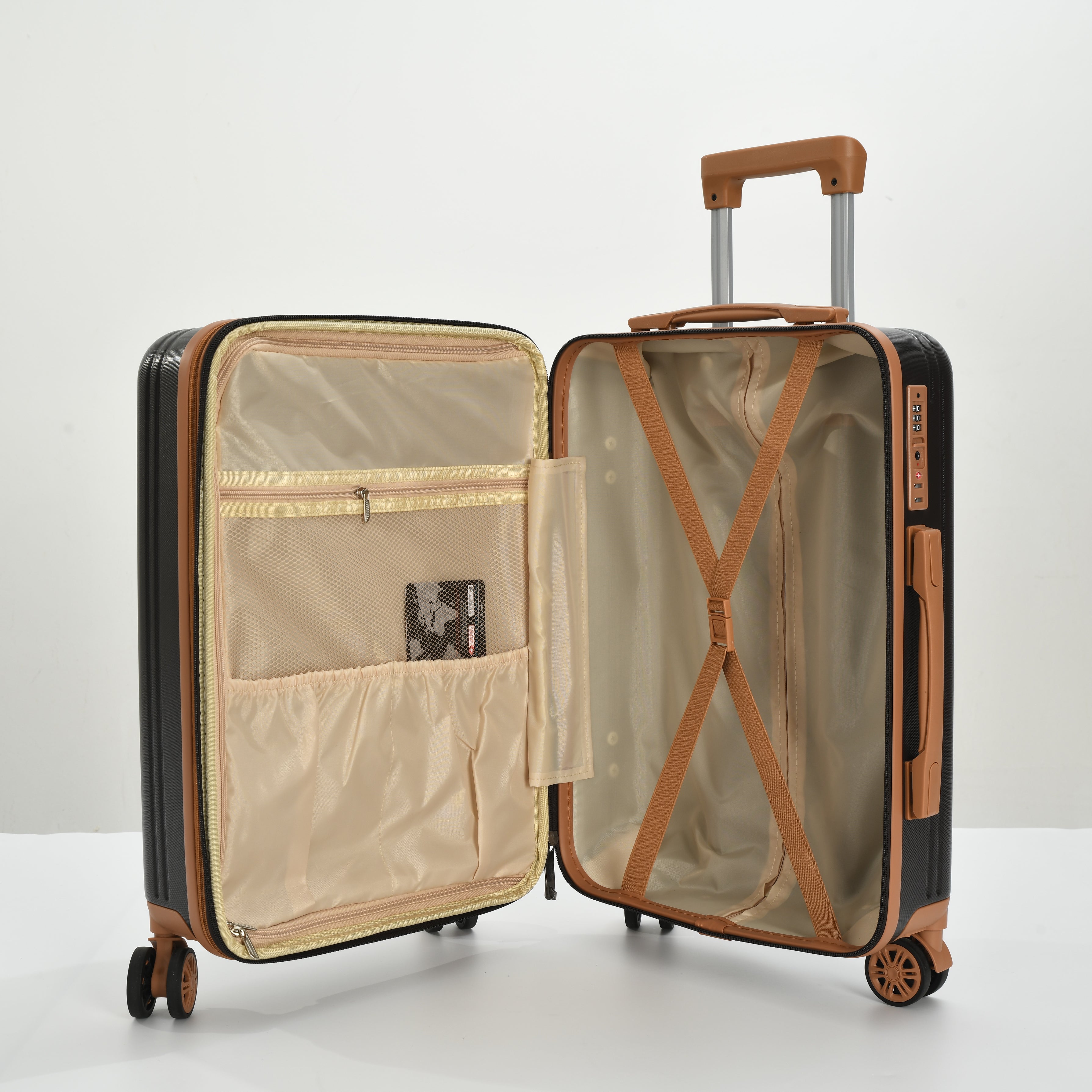 BH Luggage Luan Diamond Set – 4 Pc Luggage Set