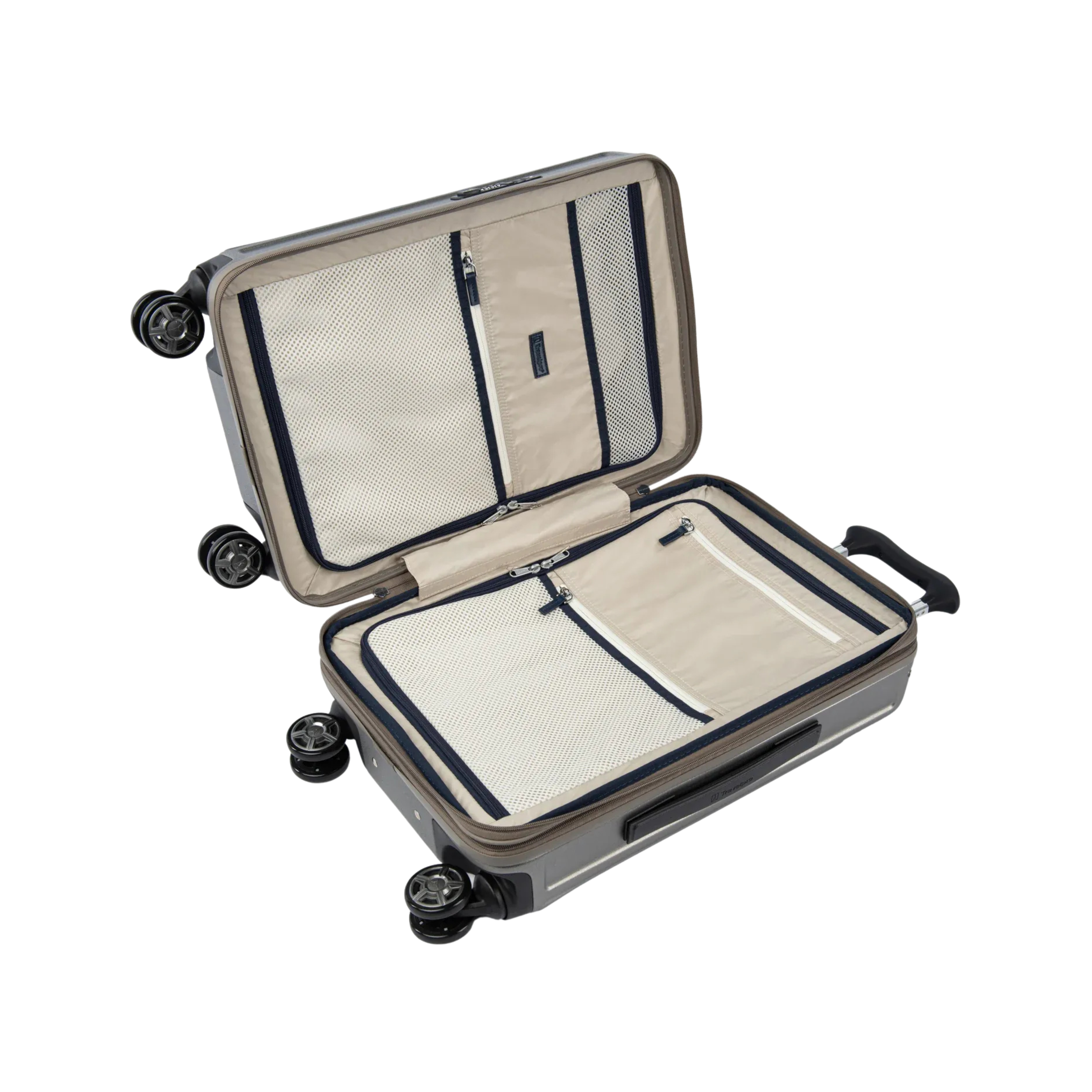 Maleta rígida expandible con ruedas y compartimentos rígidos Platinum Elite