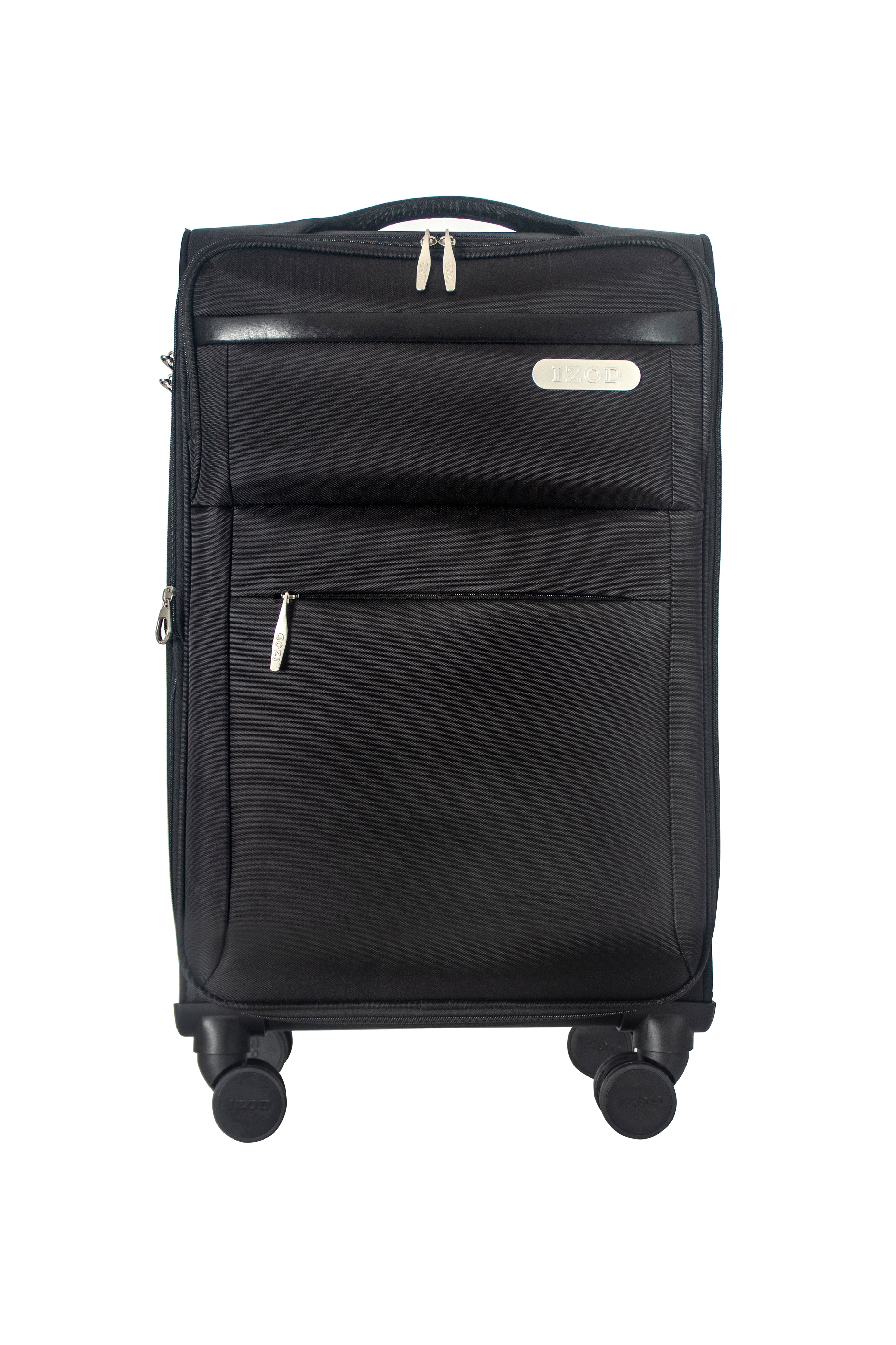 IZOD River Soft Shell Lightweight Expandable 360 Dual Spinning Wheels Combo Lock 28", 24", 20" 3 Piece Luggage Set