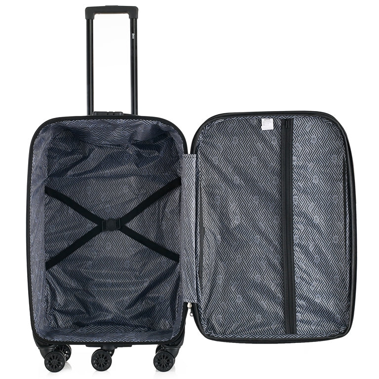 Sean Soft side Lightweight Expandable with 360° Dual Spinning Wheels and Combo Lock – Includes 32", 28", 24", 20" 4-Piece Luggage Set