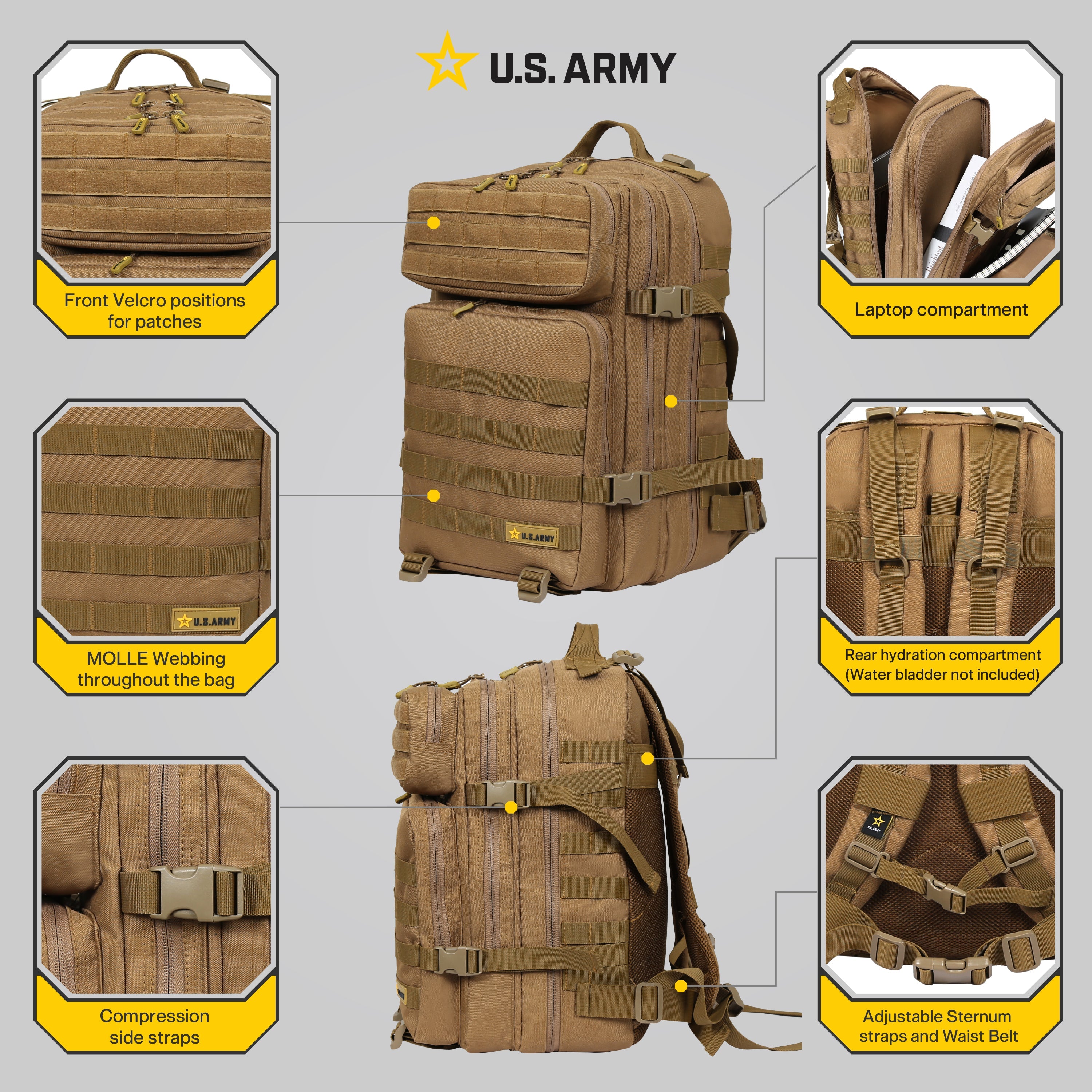 U.S. ARMY Assault Backpack 42L