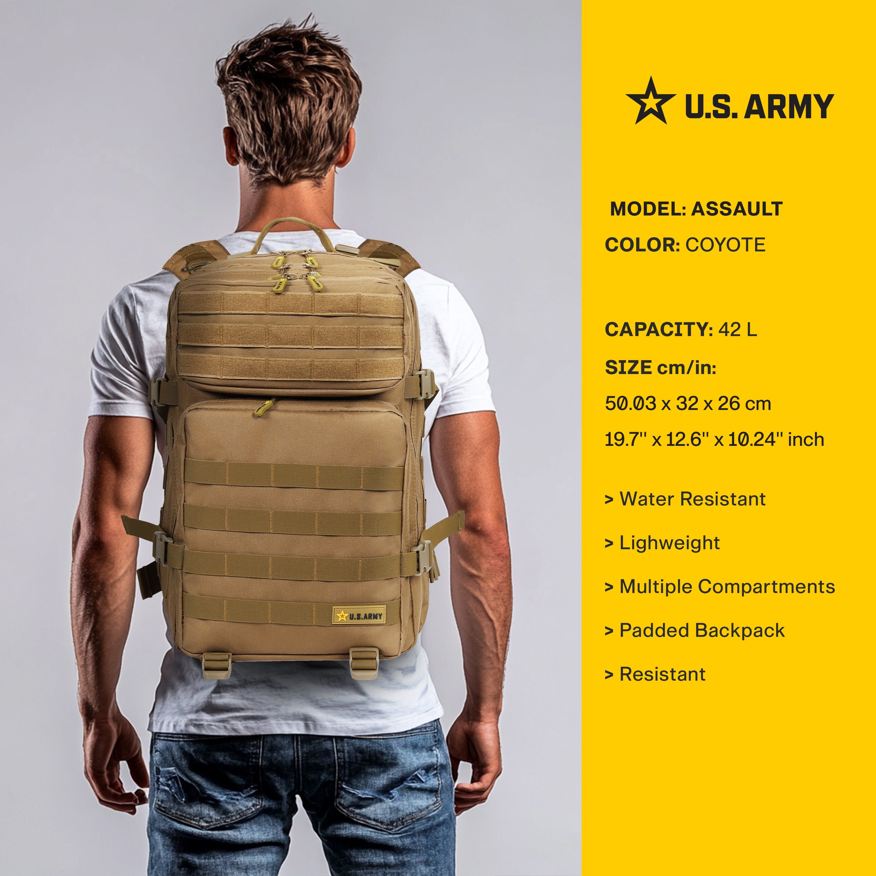 U.S. ARMY Assault Backpack 42L