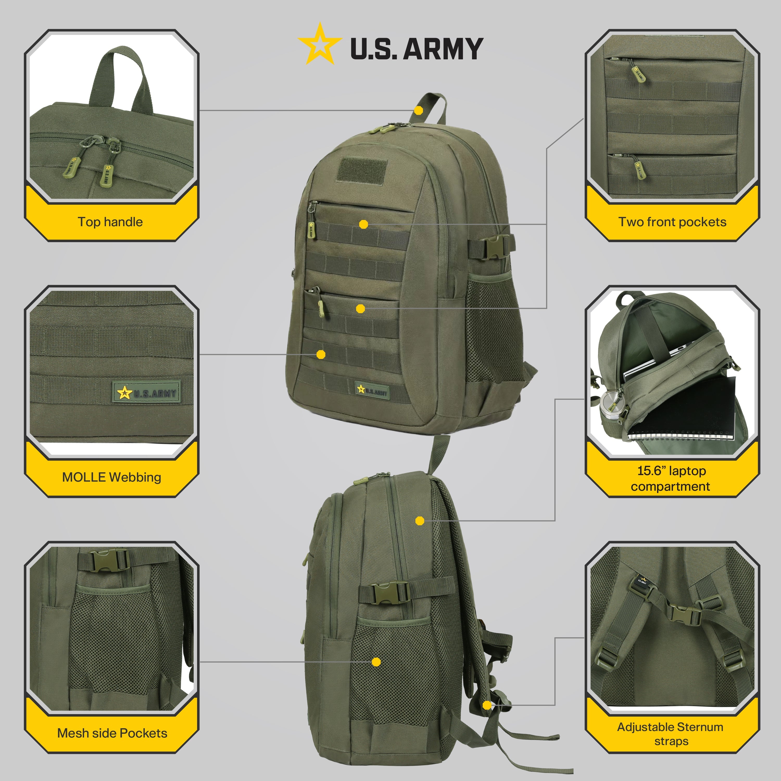 U.S. ARMY Zulu Backpack 22L
