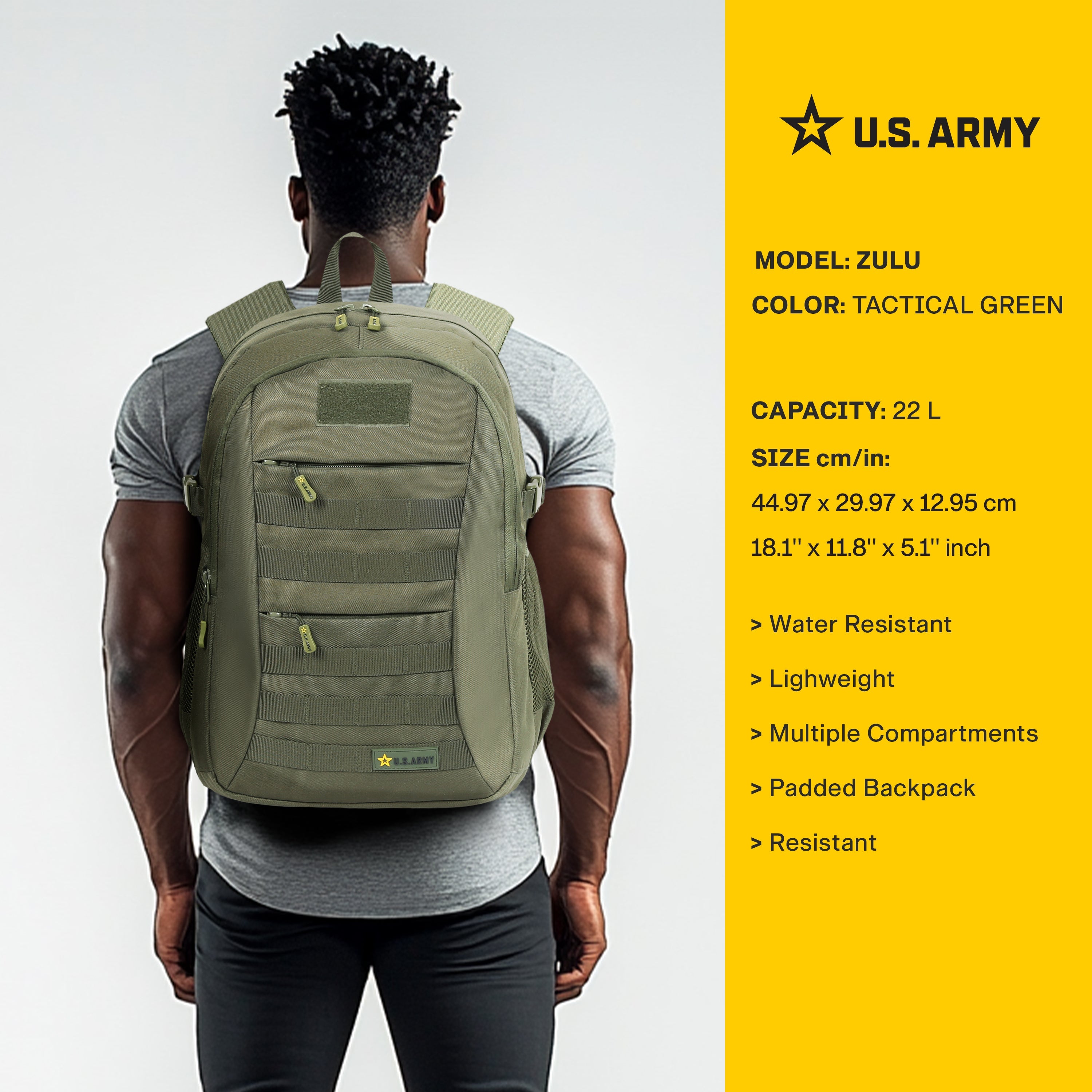 U.S. ARMY Zulu Backpack 22L