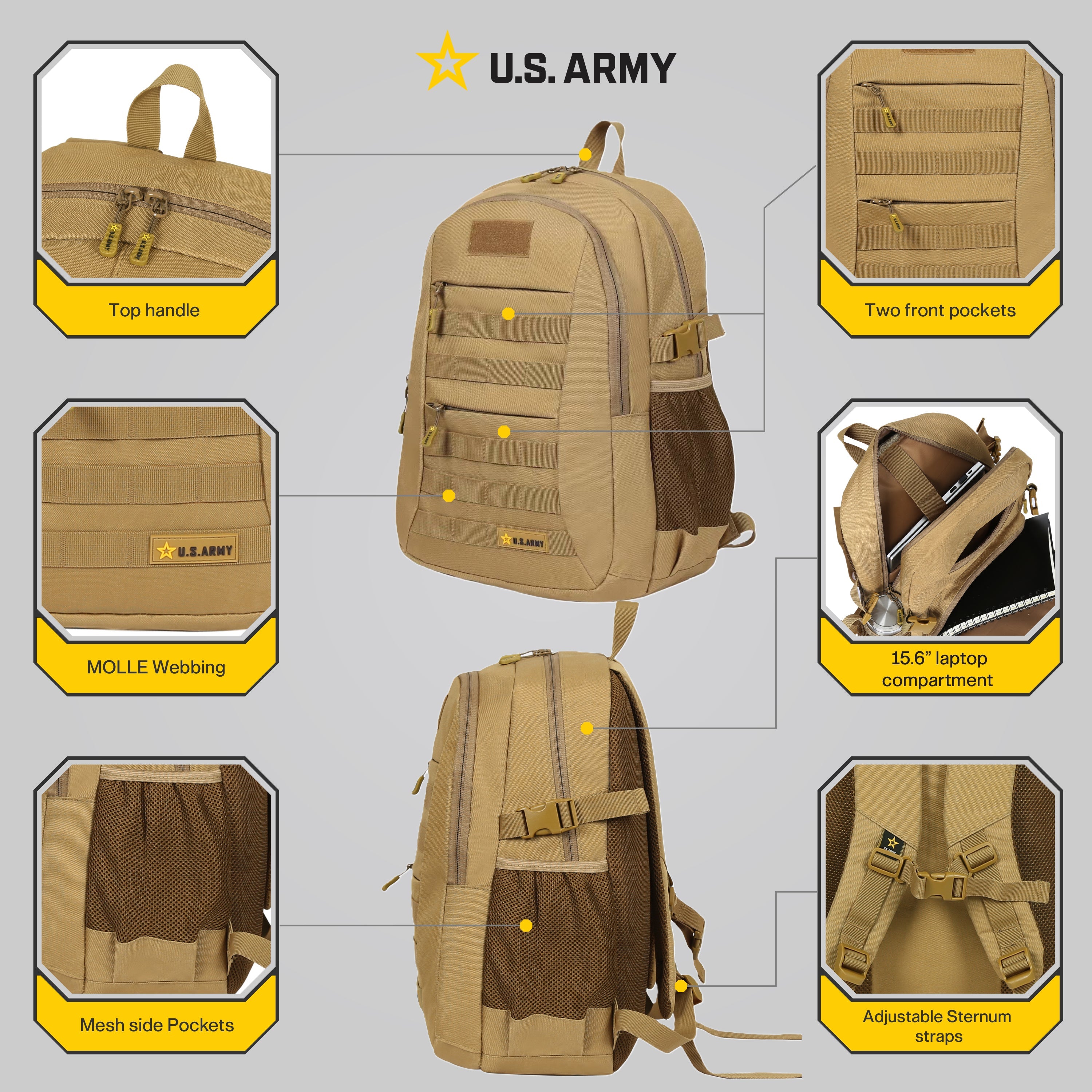 U.S. ARMY Zulu Backpack 22L