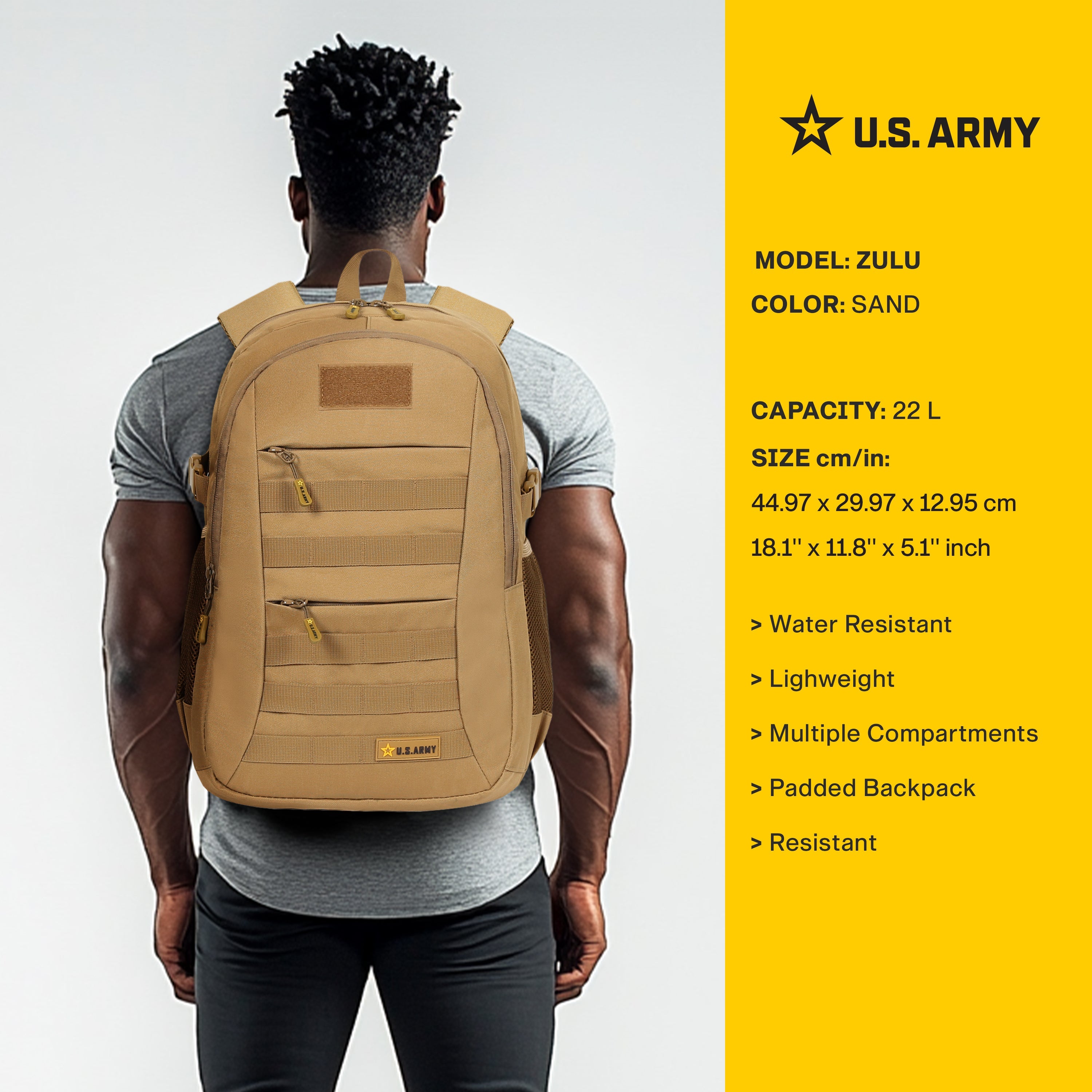 U.S. ARMY Zulu Backpack 22L