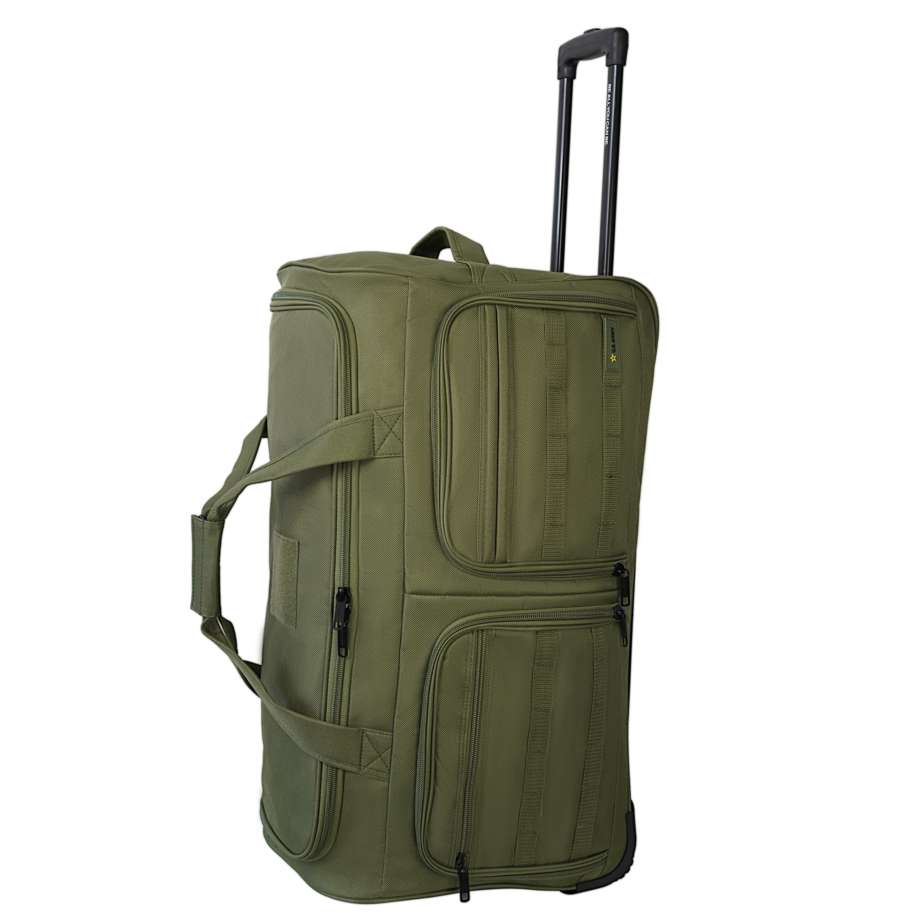 army backpack duffel travel bag U.S. ROMEO 28-inch Tactical Rolling Tactical Green Aquarium Fish Net With collapsible dividers and quick color-blue-chartreuse Lure Color:Gator Hawk
