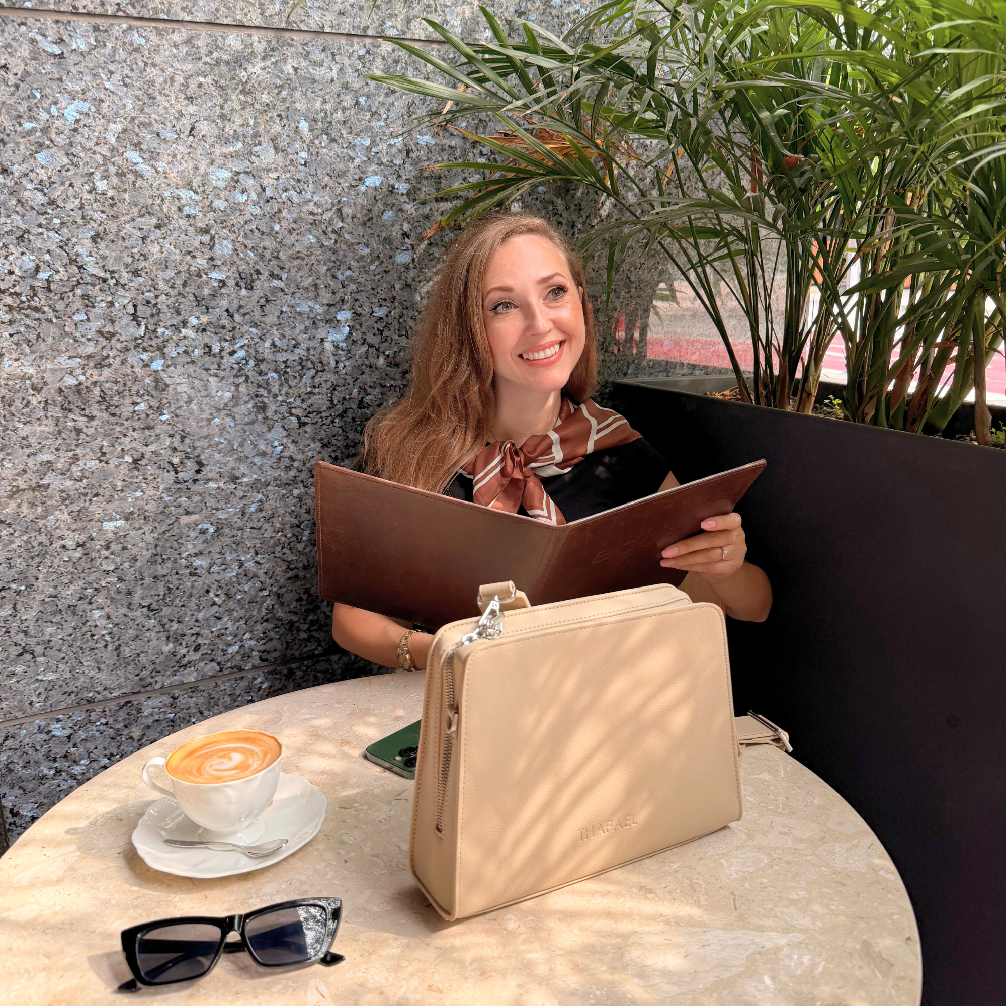 La Trotteuse Crossbody Travel Bag- Anti-theft, Sleek (NEW)