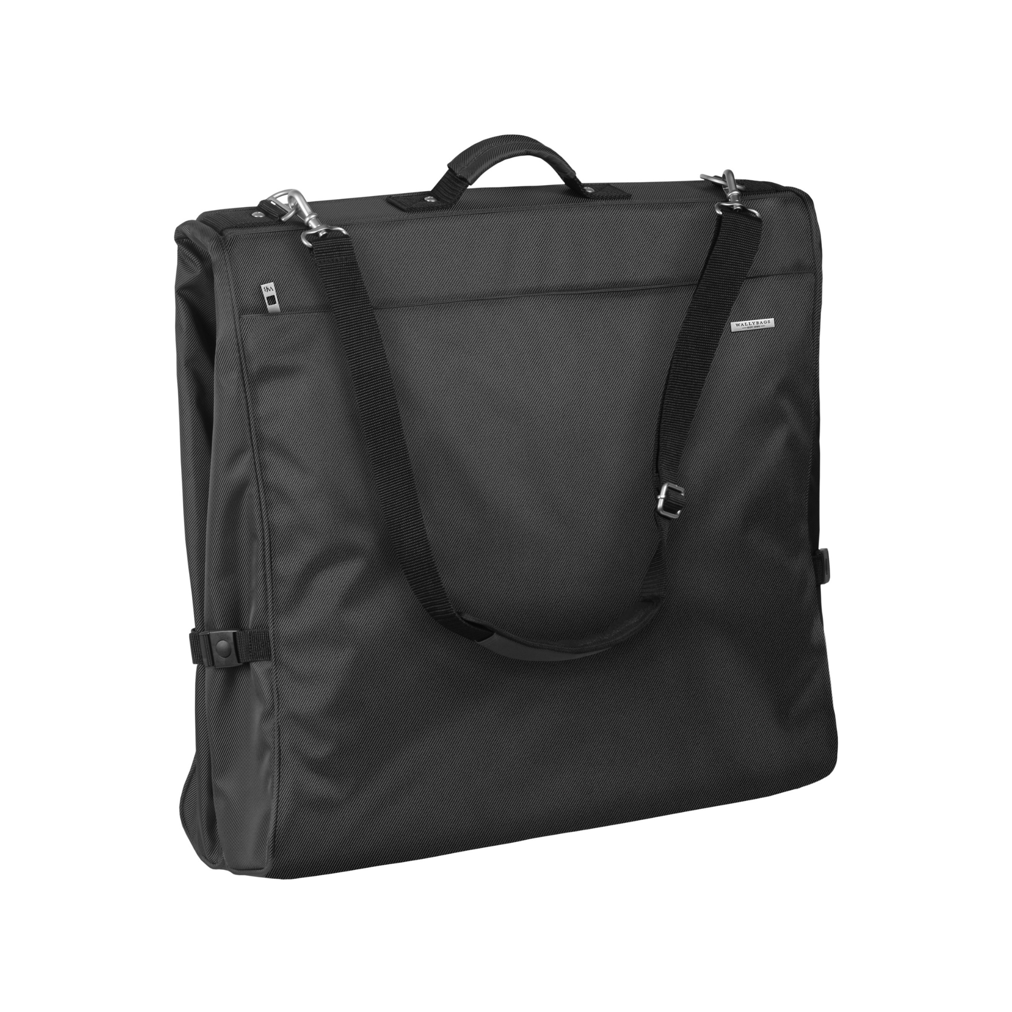 WallyBags Premium Framed Travel Garment Bag with Shoulder Strap 45"