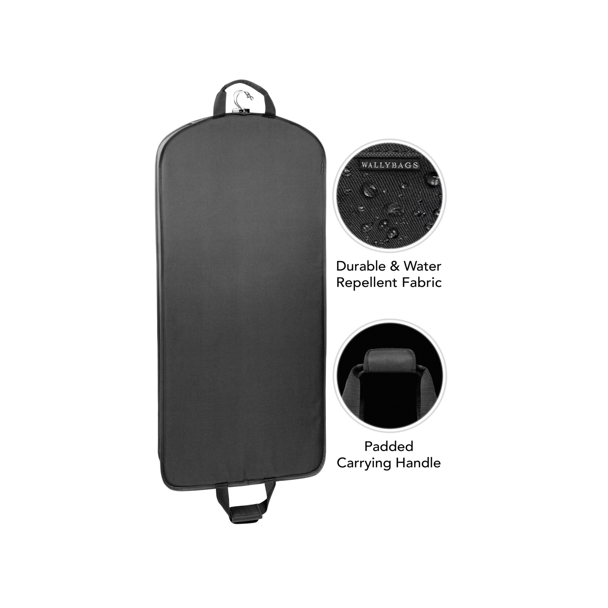 WallyBags Deluxe Travel Garment Bag 52"