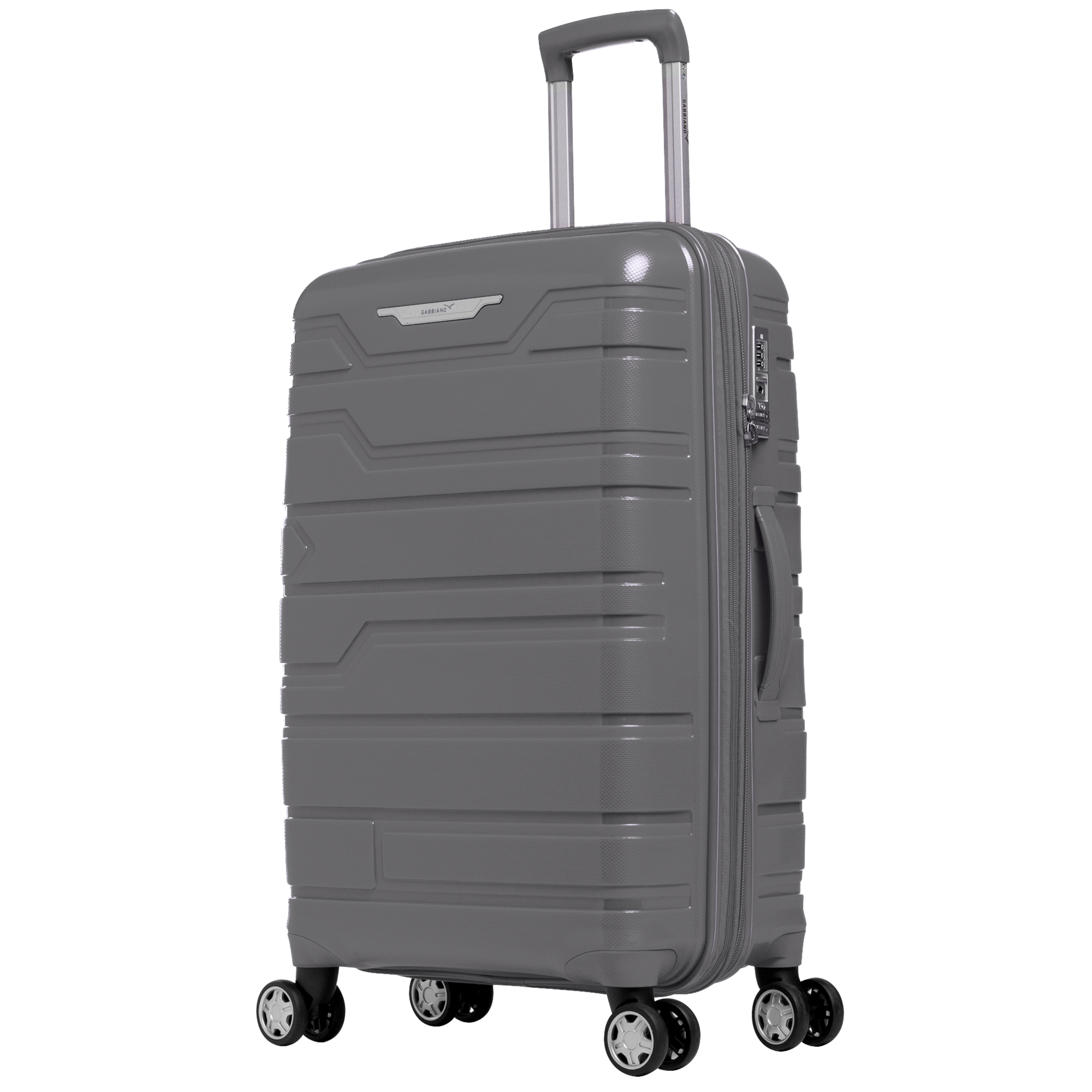 Juego de maletas rígidas Gabbiano con 8 ruedas, de polipropileno multicapa duradero, 3 piezas, 22, 26 y 31 pulgadas