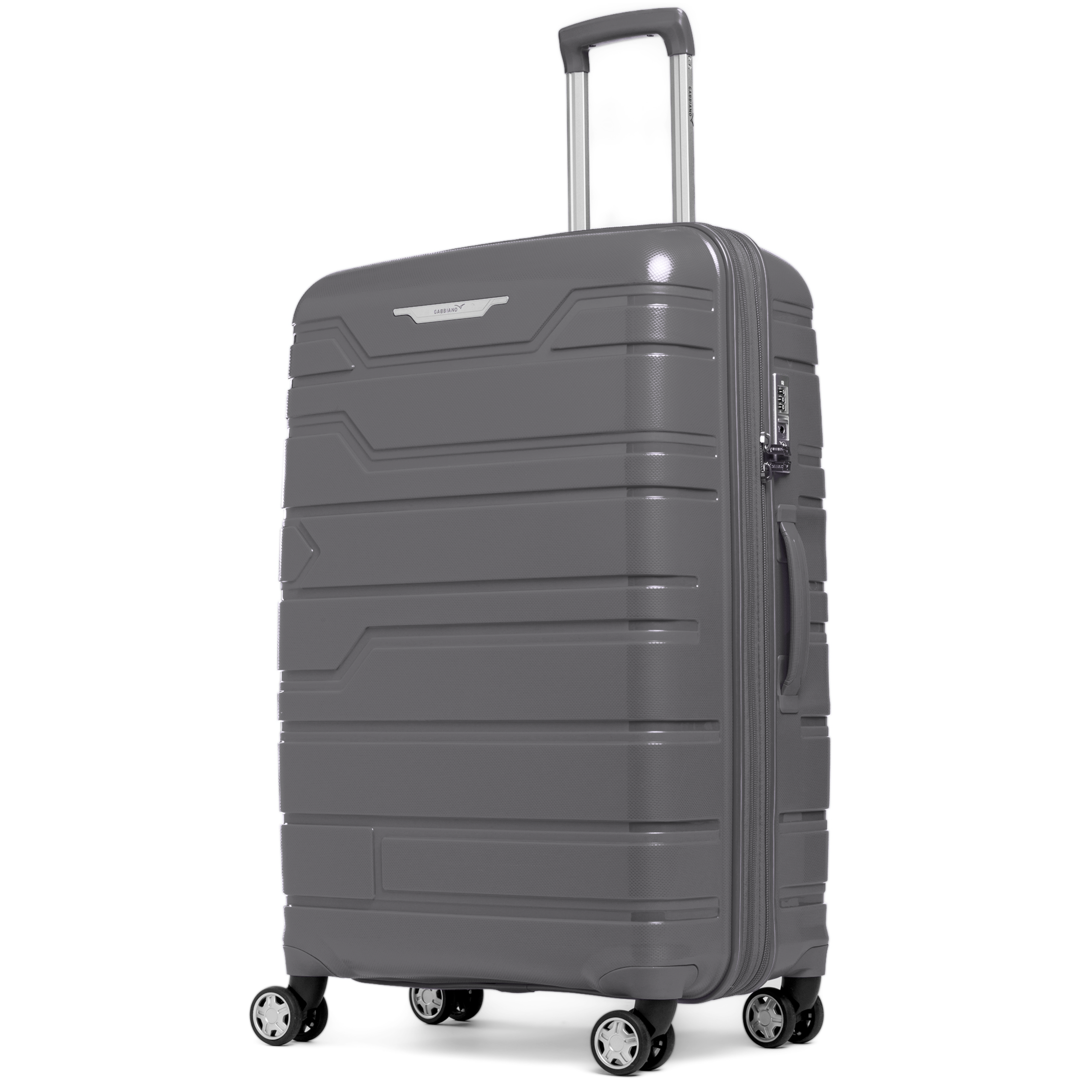 Juego de maletas rígidas Gabbiano con 8 ruedas, de polipropileno multicapa duradero, 3 piezas, 22, 26 y 31 pulgadas
