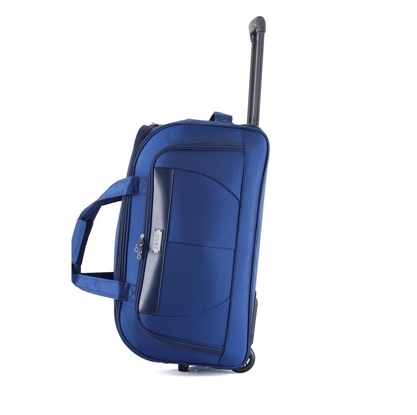 IZOD Carol 20" Lightweight Soft Shell Rolling Duffel Bag with Wheels and Telescopic Handle – Travel-Ready Luggage Duffel