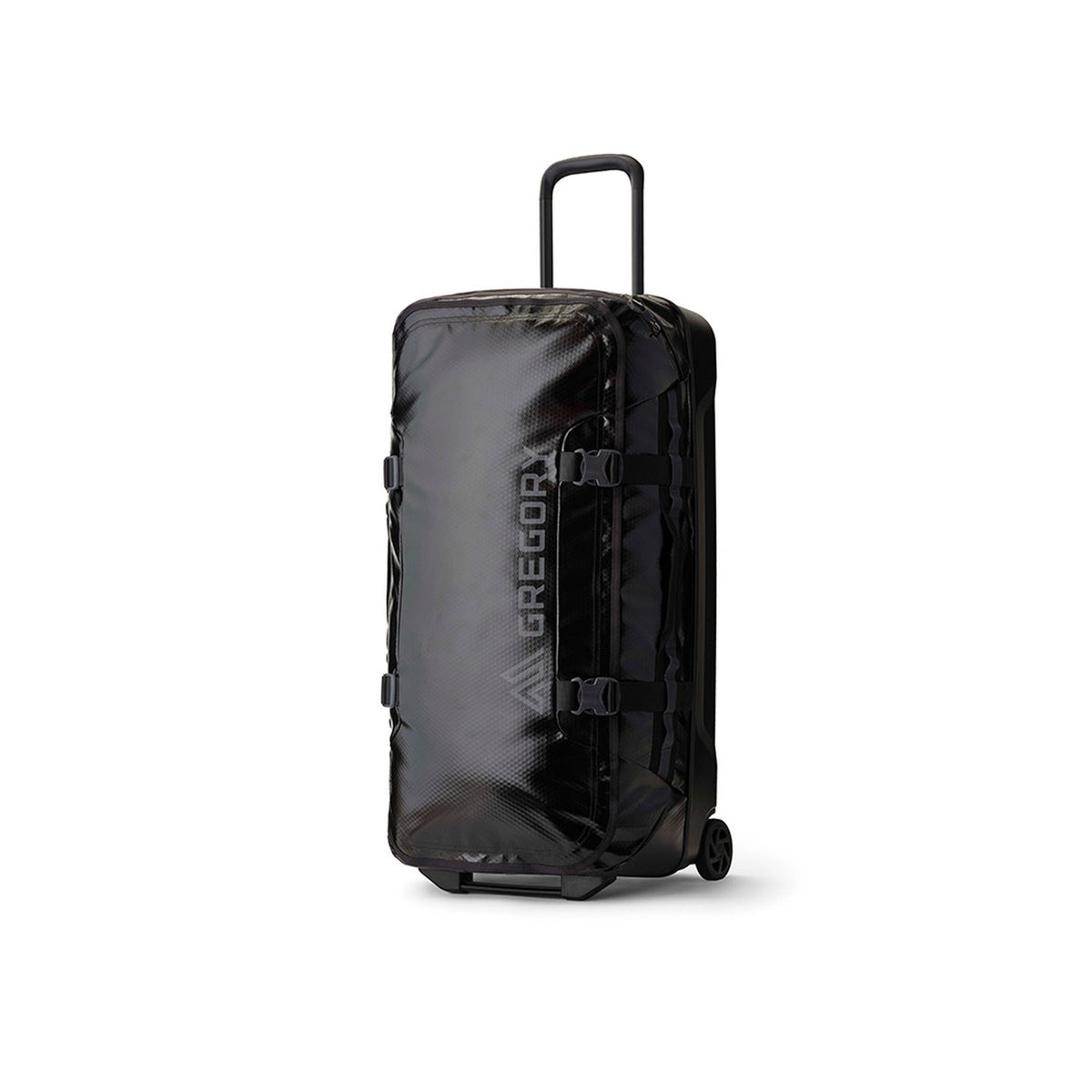 Gregory Alpaca Wheeled Duffel 100L Obsidian Black DETAIL angle