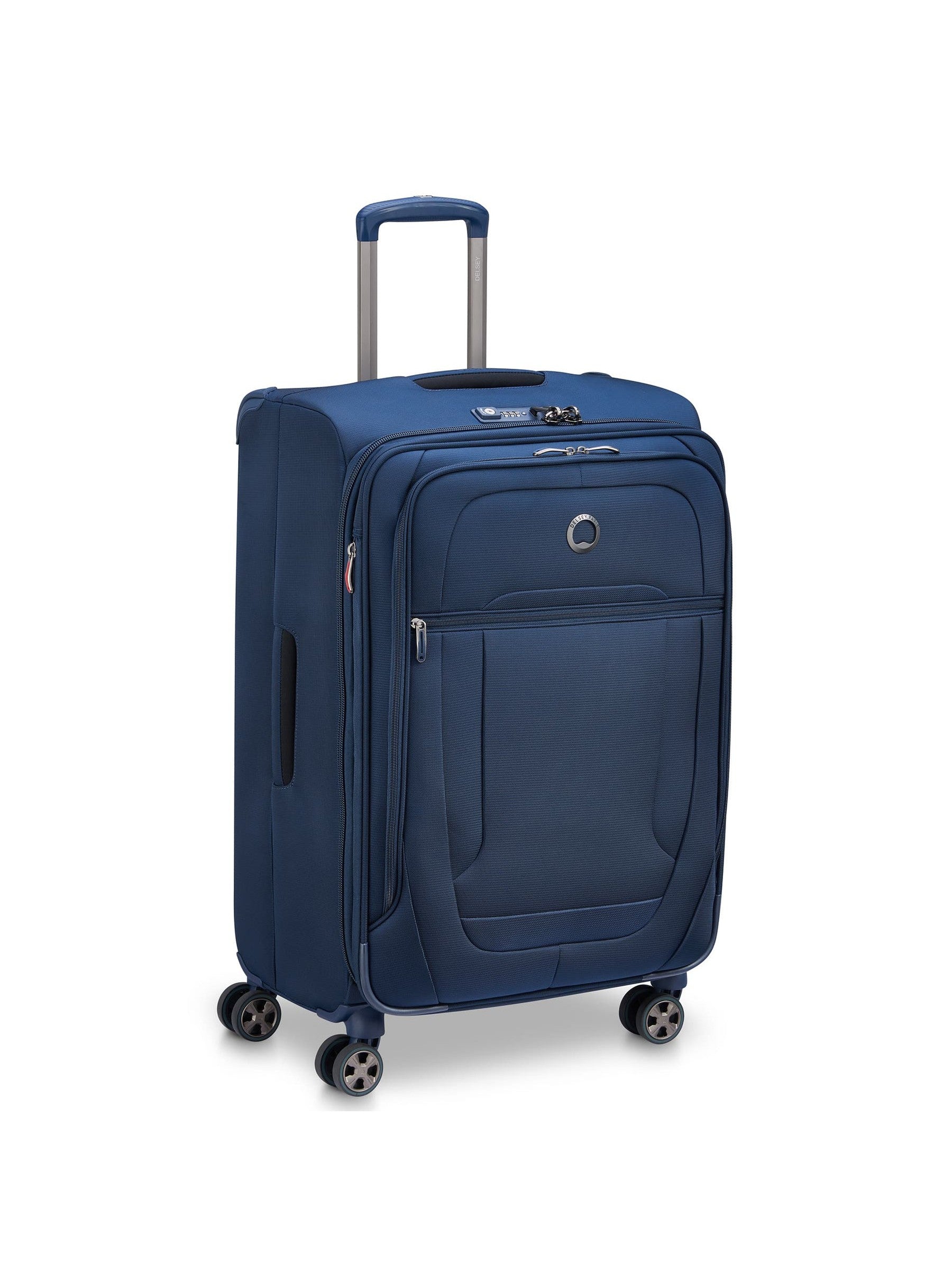 Delsey Helium DLX Medium Checked - Expandable Spinner 25"