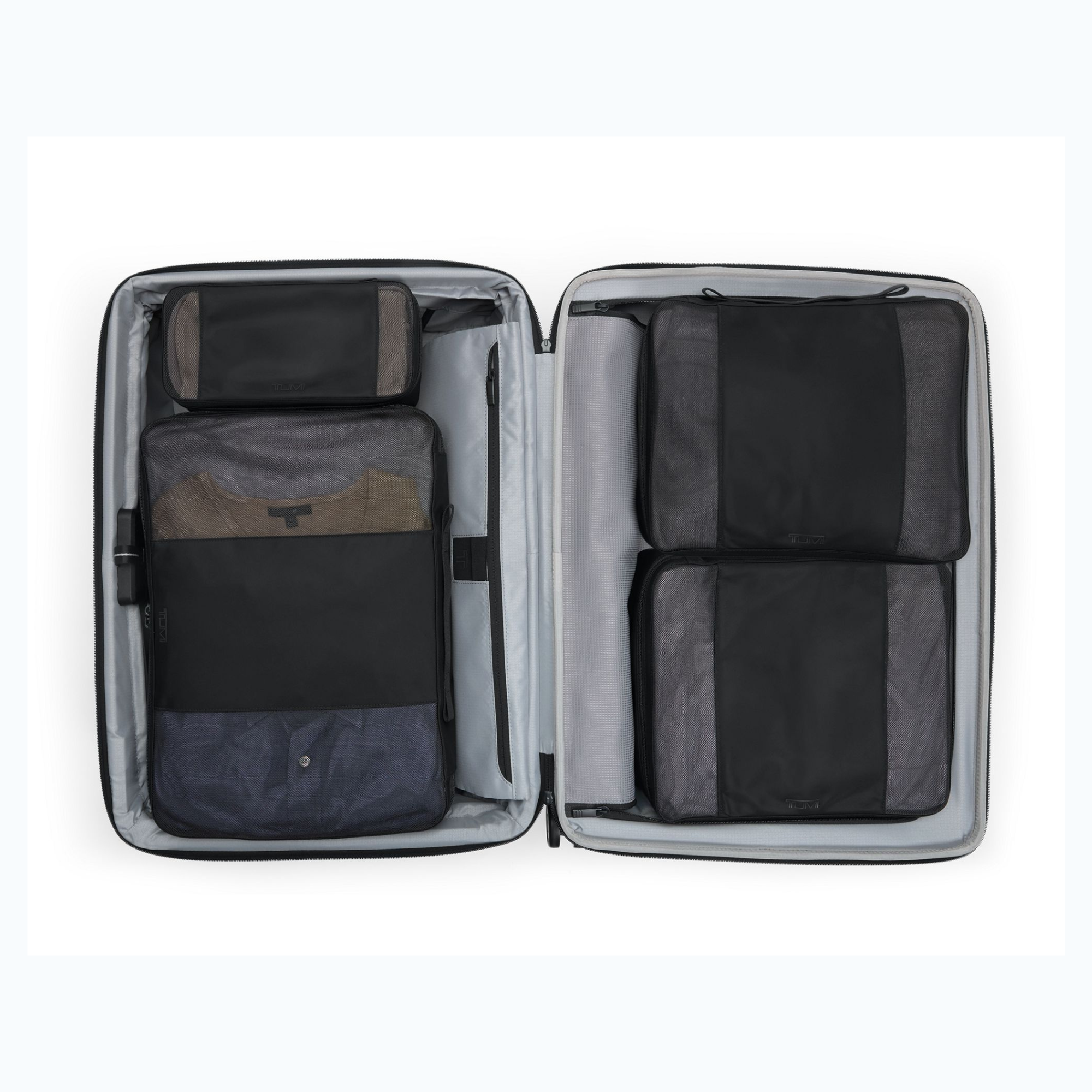 Tumi Alpha Medium Dual Access Expandable Checked