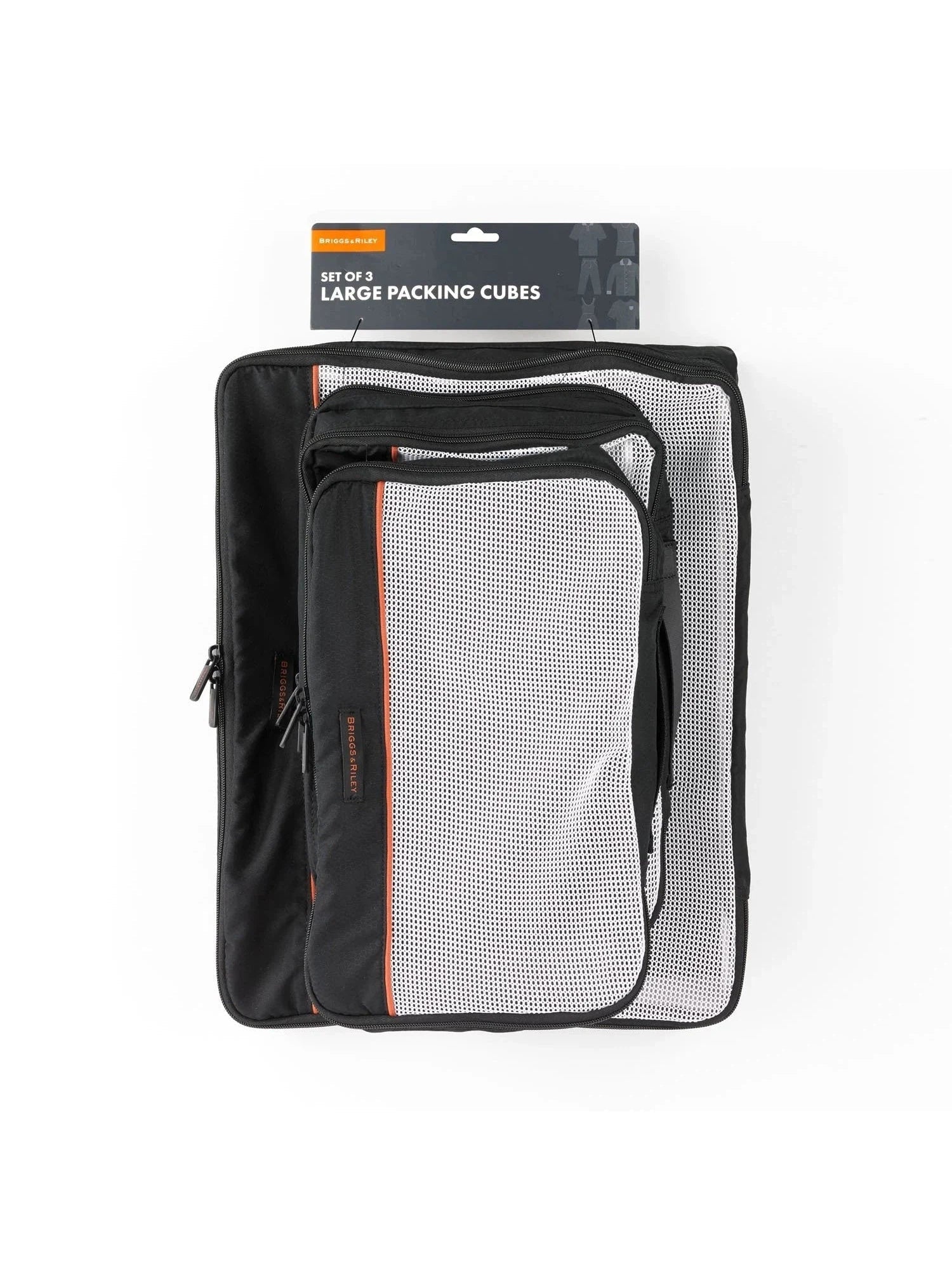 Briggs & Riley 3PC Checked Packing Cube Set