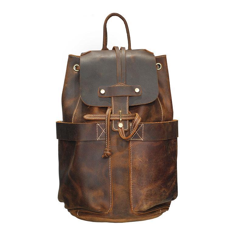 antique leather backpack The Olaf Rucksack Color:Aubergine BOXED ABU DIPLOMAT 278 YGroup_d6f7a26-002 Good quality bovine leather