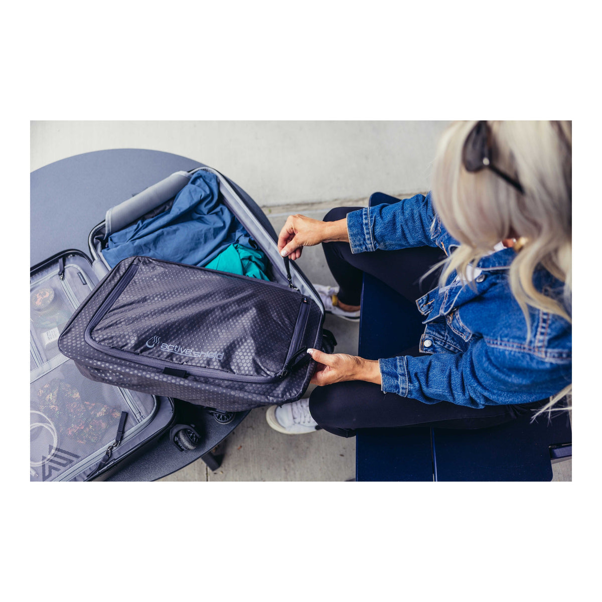 Gregory Quadro Pro Carry-On 22" Celestial Blue DETAIL-10