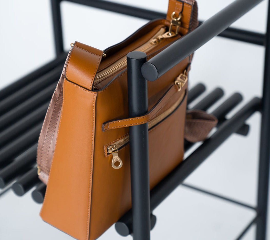 Thafael Crossbody Travel Bag – Anti-Theft, Vegan Cactus Leather (Limited Edition)