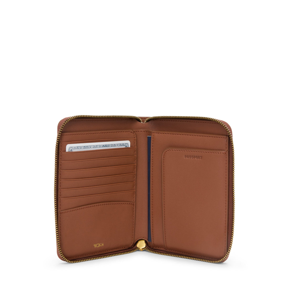 Tumi Belden Slg Zip-Around Passport Case sienna, image 2