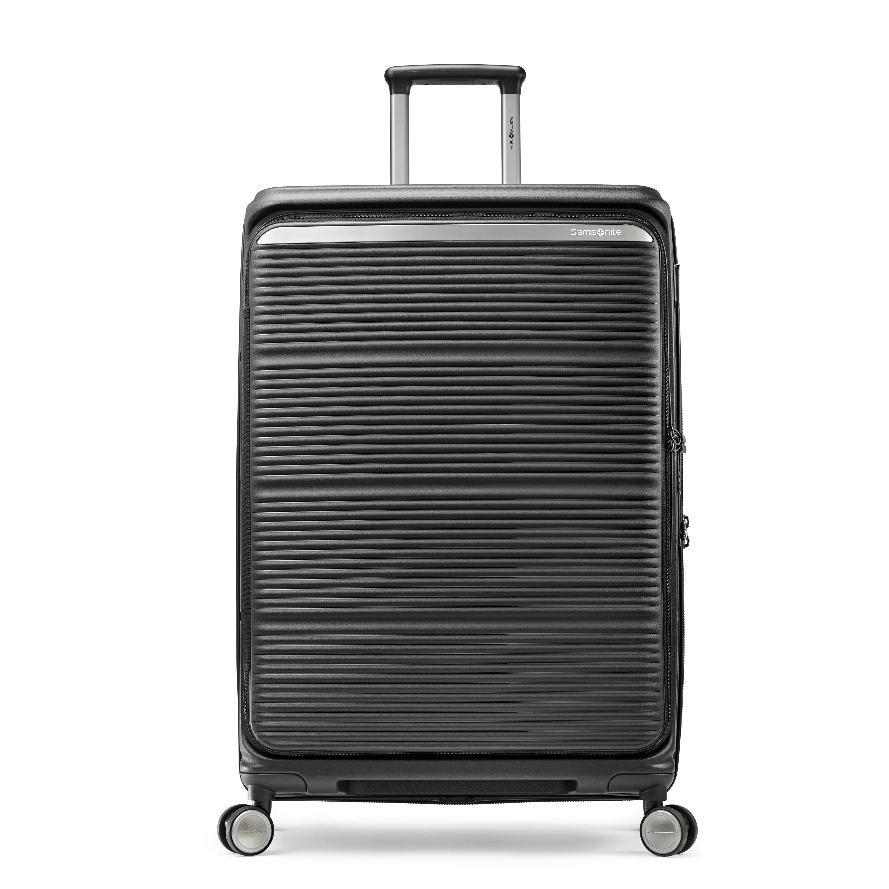 Large hardside spinner luggage