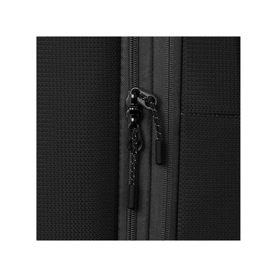 High Sierra Hi-Life Medium Wheeled Duffel Black/Blue zipper and ripstop fabric detail