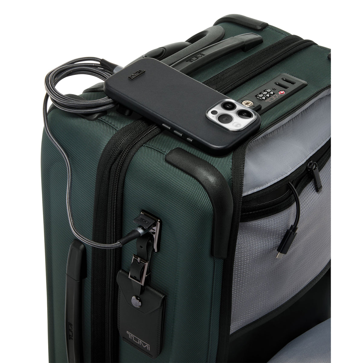 Tumi Alpha Dual Access Expandable Carry-On - Deep Pine