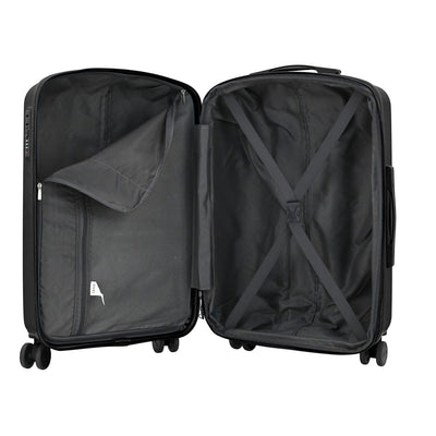 IZOD Mateo 20-Inch Carry-On Luggage – Lightweight Expandable ABS Hardside Suitcase with 360° Dual Spinner Wheels & Built-In Combo Lock