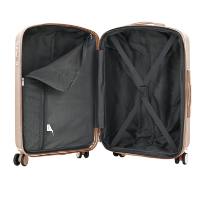 IZOD Mateo 20-Inch Carry-On Luggage – Lightweight Expandable ABS Hardside Suitcase with 360° Dual Spinner Wheels & Built-In Combo Lock