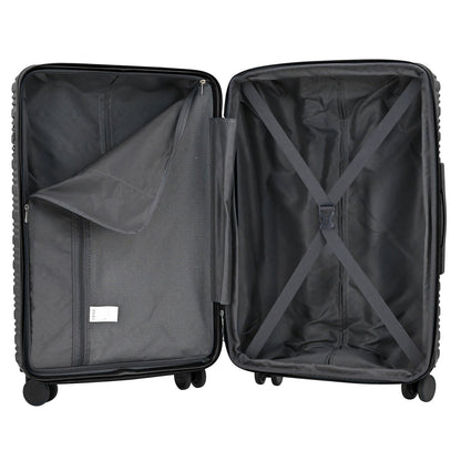 IZOD Romeo 20-Inch Carry-On Luggage – Lightweight Expandable ABS Hardside Suitcase with 360° Dual Spinner Wheels & Built-In Combo Lock