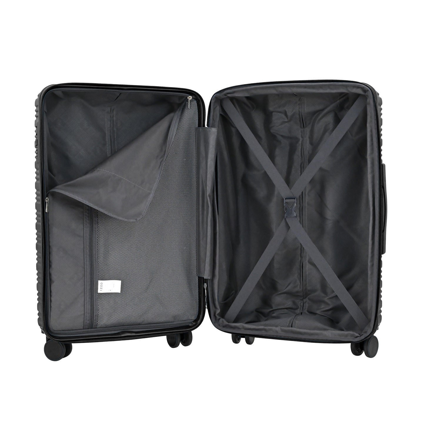 IZOD Romeo 20-Inch Carry-On Luggage – Lightweight Expandable ABS Hardside Suitcase with 360° Dual Spinner Wheels & Built-In Combo Lock